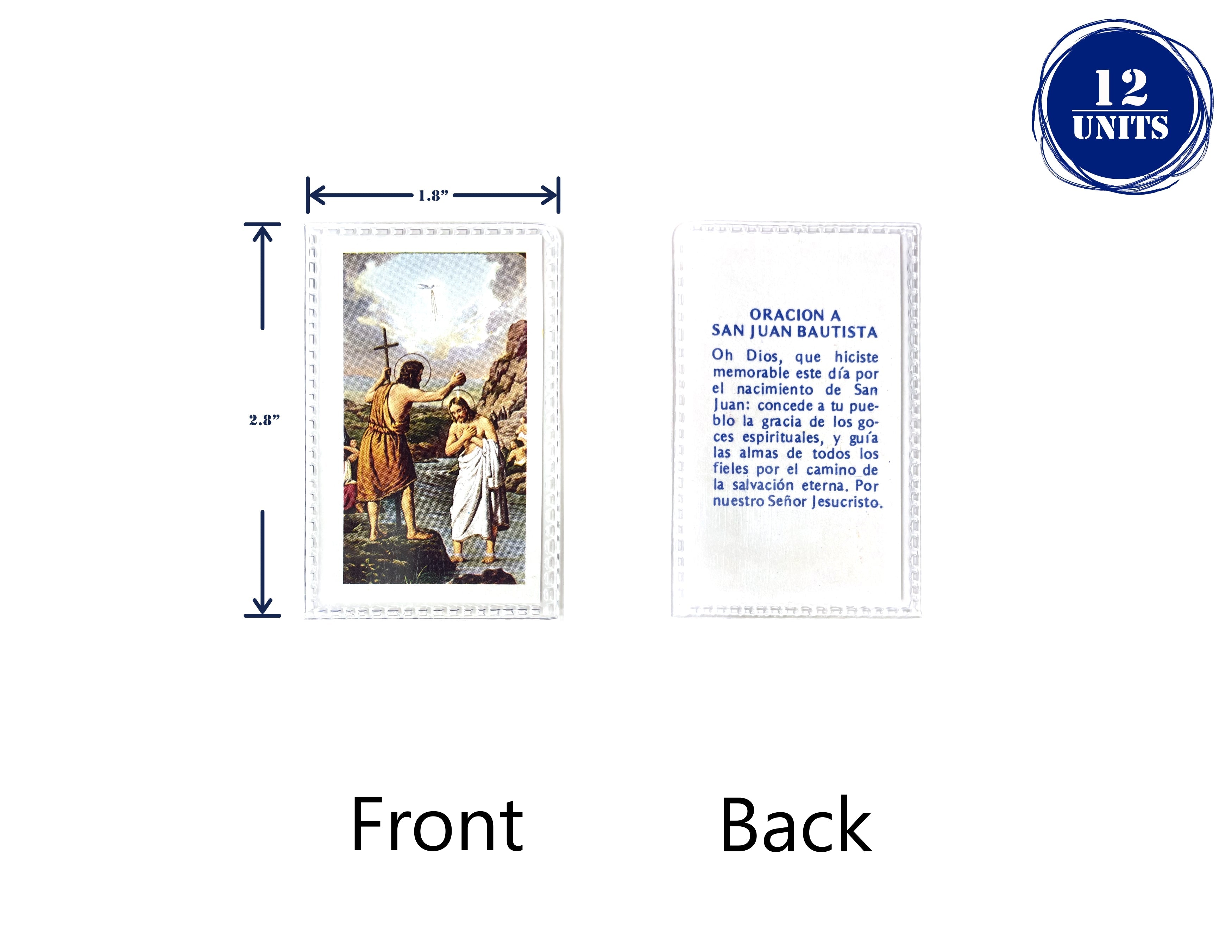 Estampas Catolicas Plastificadas en español