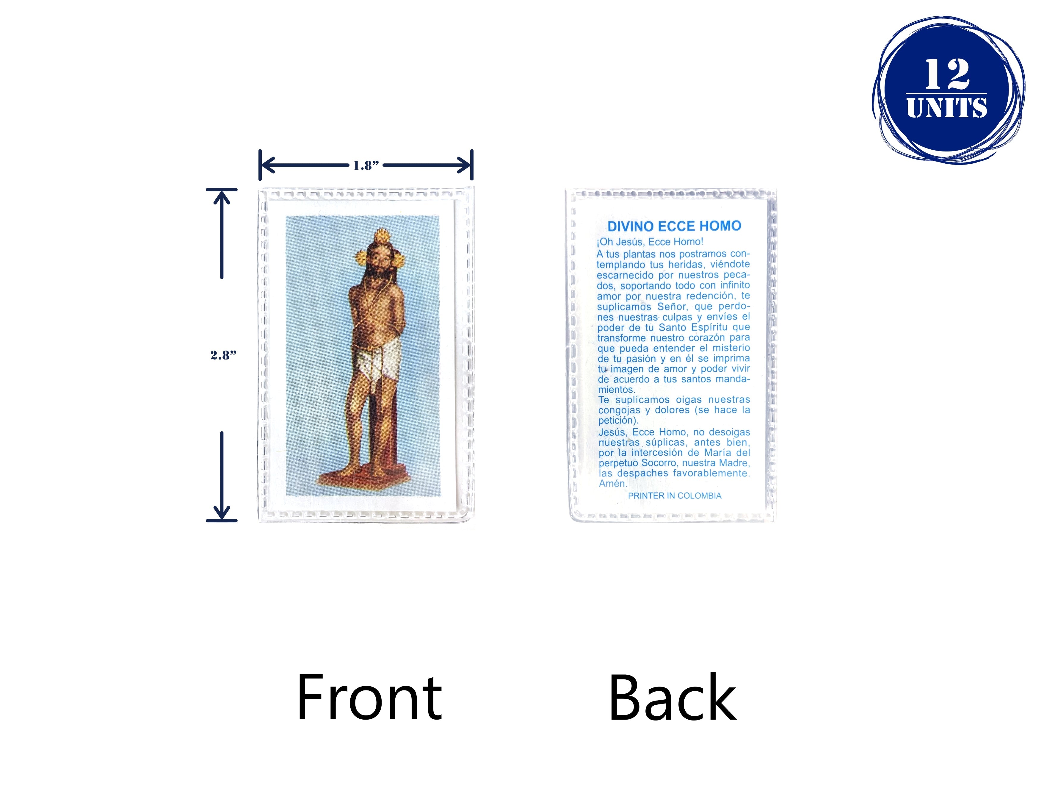 Estampas Catolicas Plastificadas en español