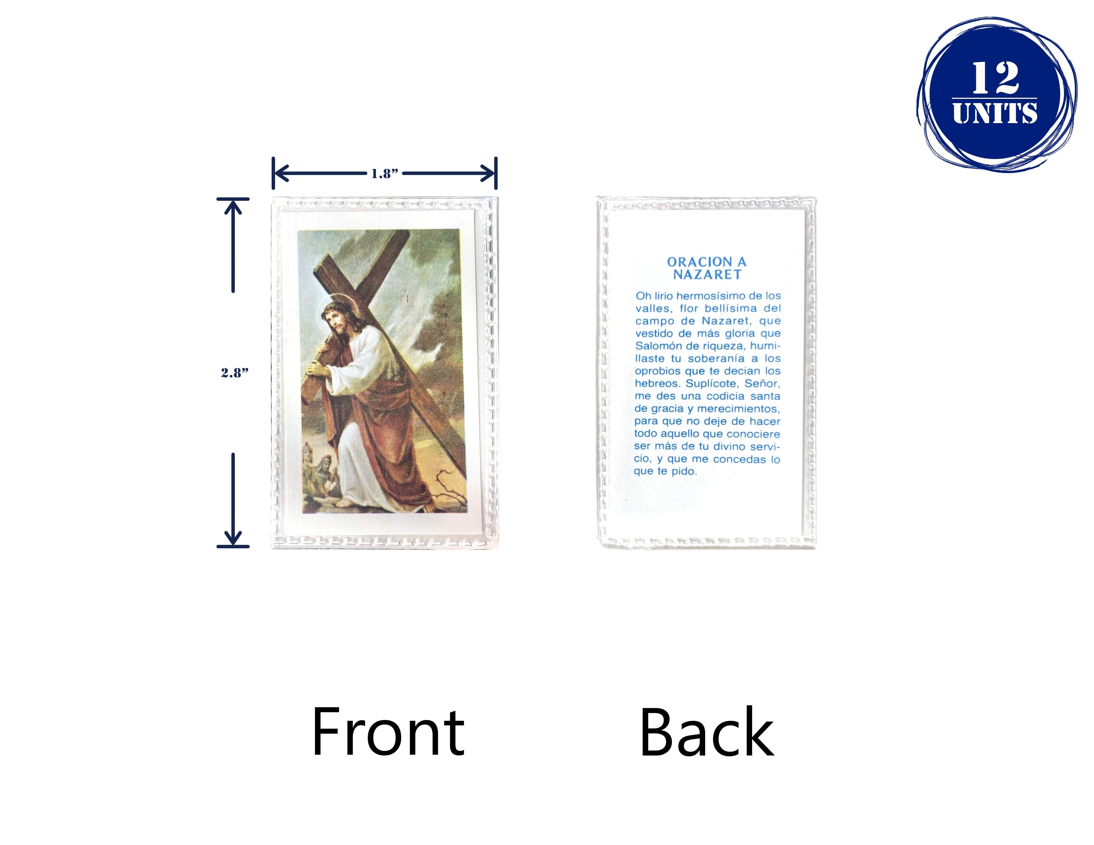 Estampas Catolicas Plastificadas en español