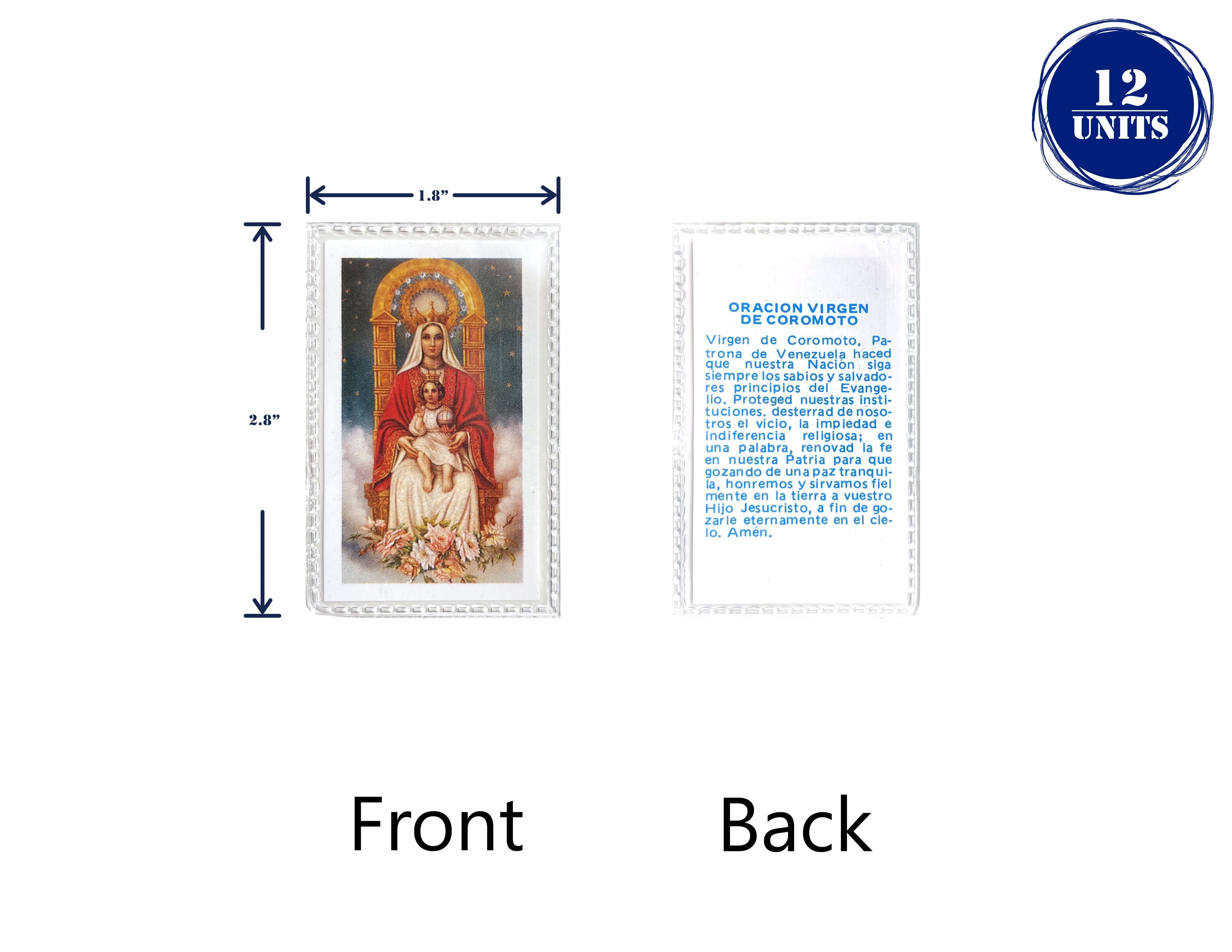 Estampas Catolicas Plastificadas en español