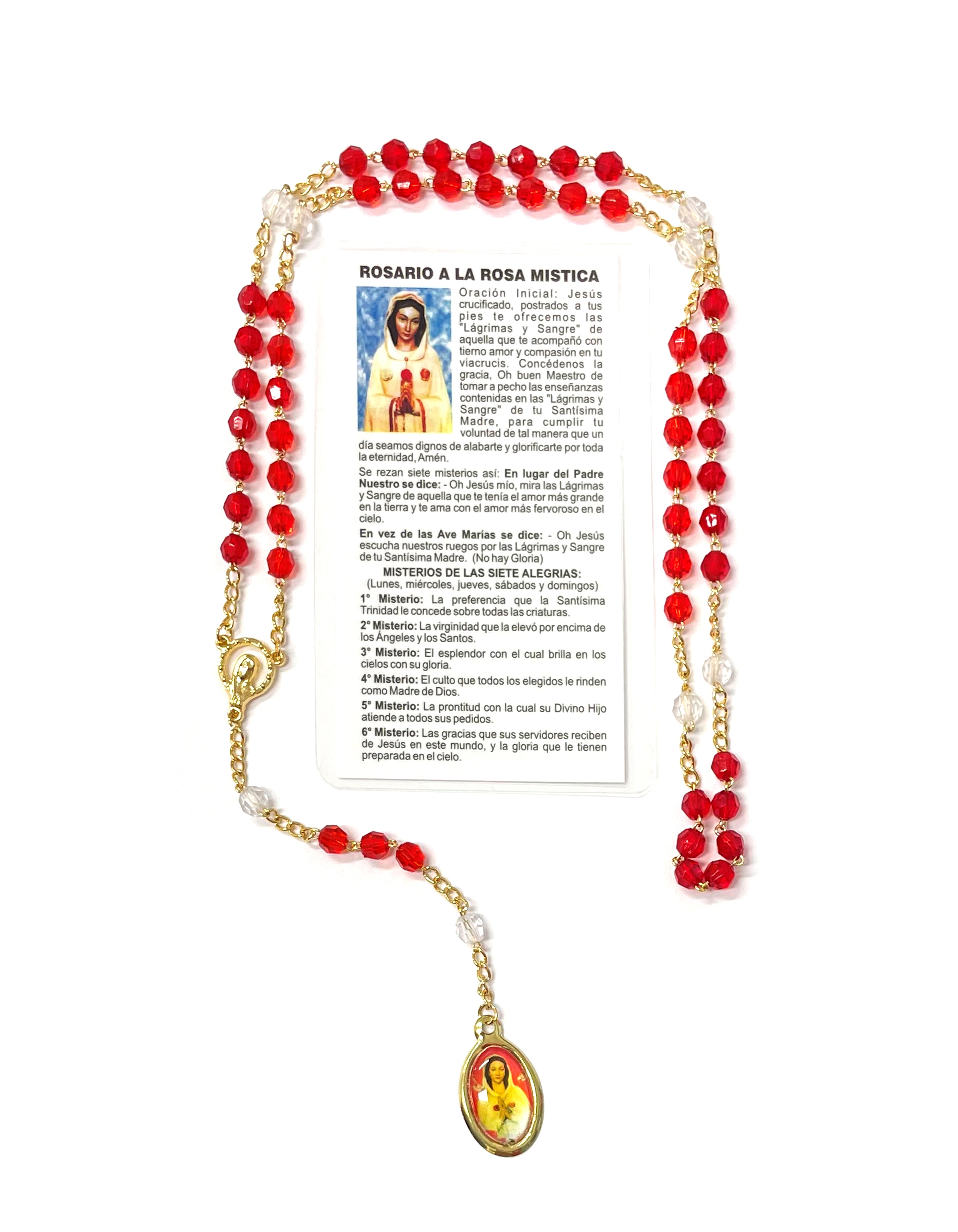 Coronilla de la Rosa Mística - Mystical Rose Chaplet
