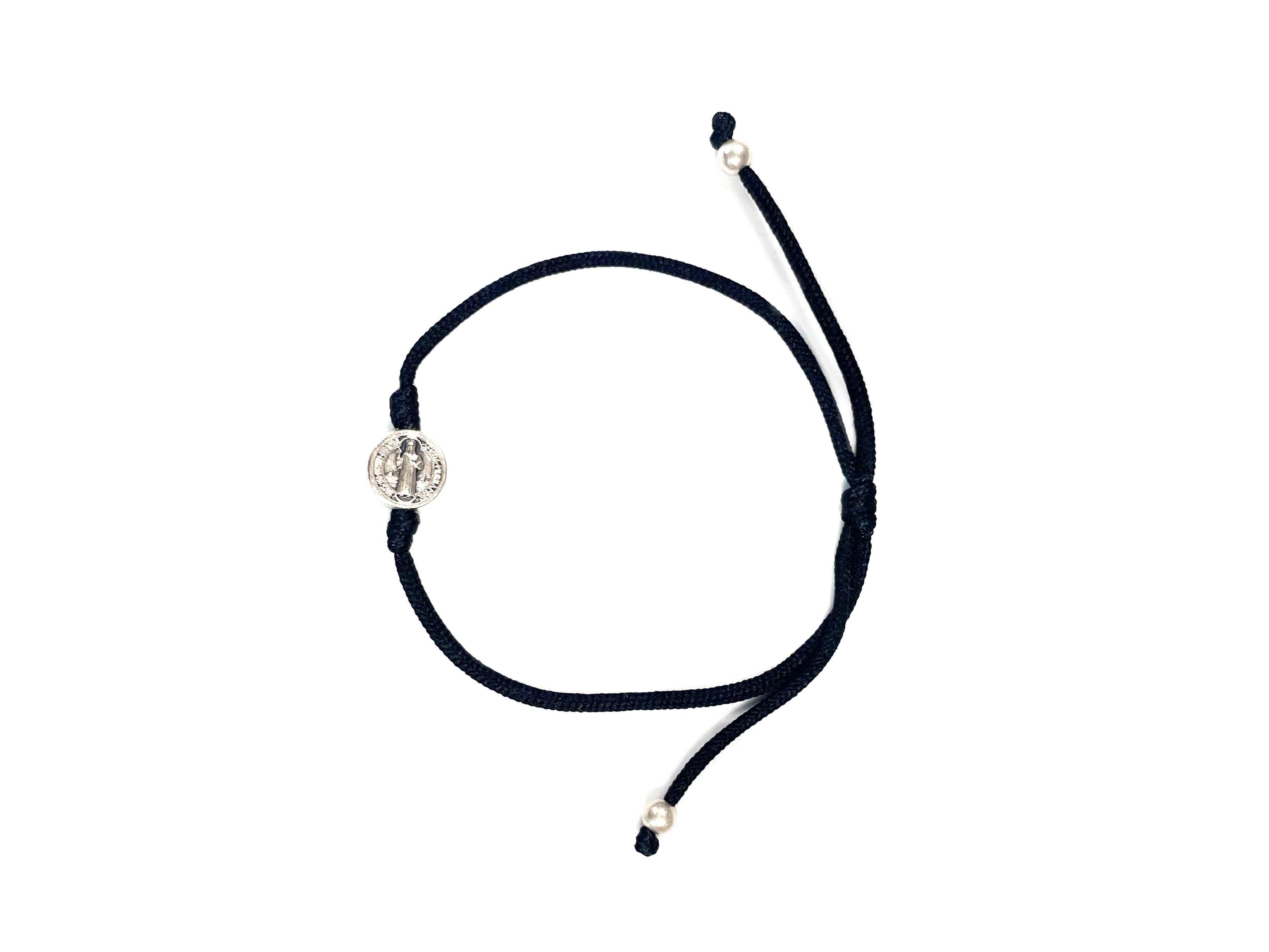 Saint Benedict cord bracelet