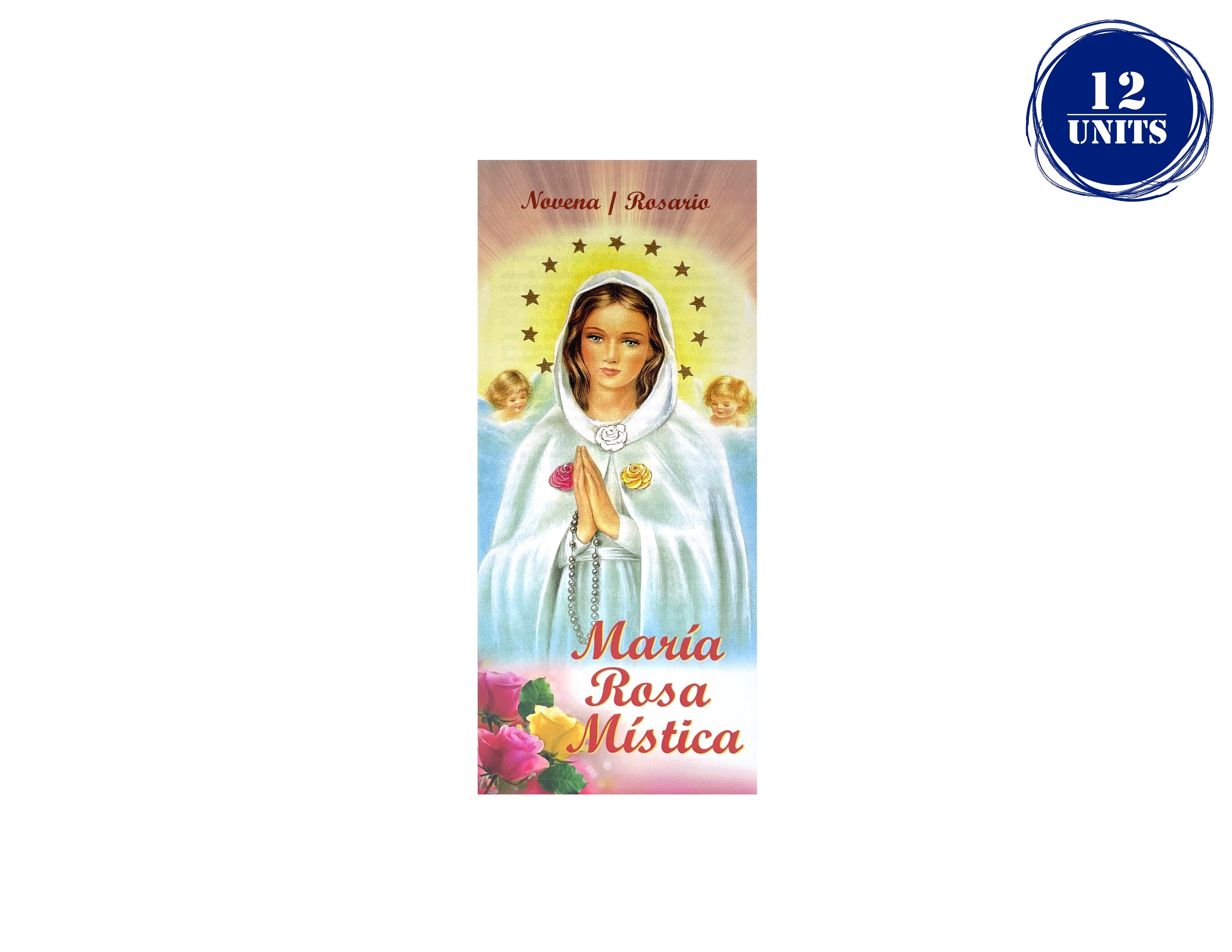 Plegable Novena y Rosario Maria Rosa Mística