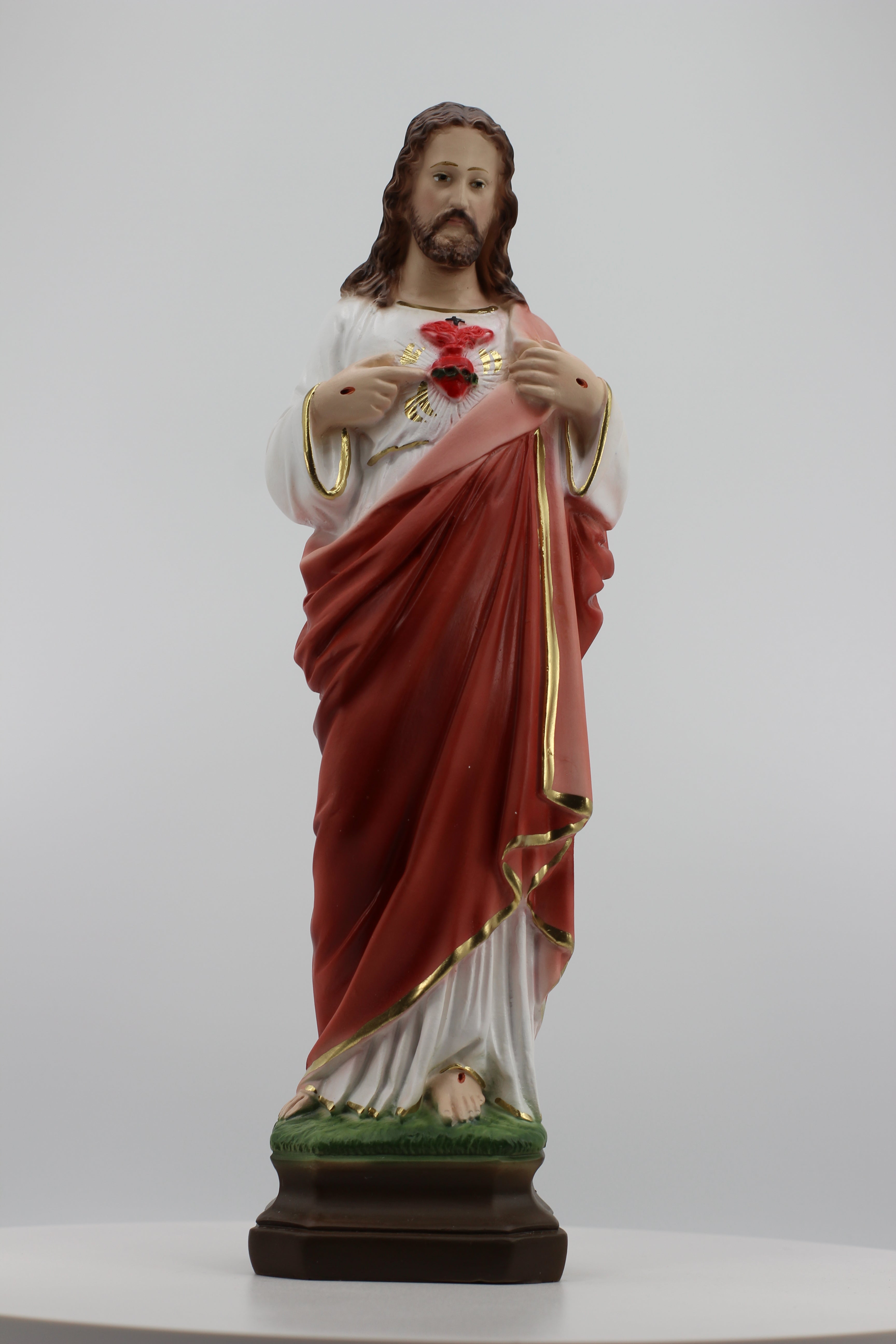 The Faith Gift Shop Sacred Heart of Jesus statue - Hand Painted in Italy - Our Tuscany Collection - / Sagrado Corazon de Jesus