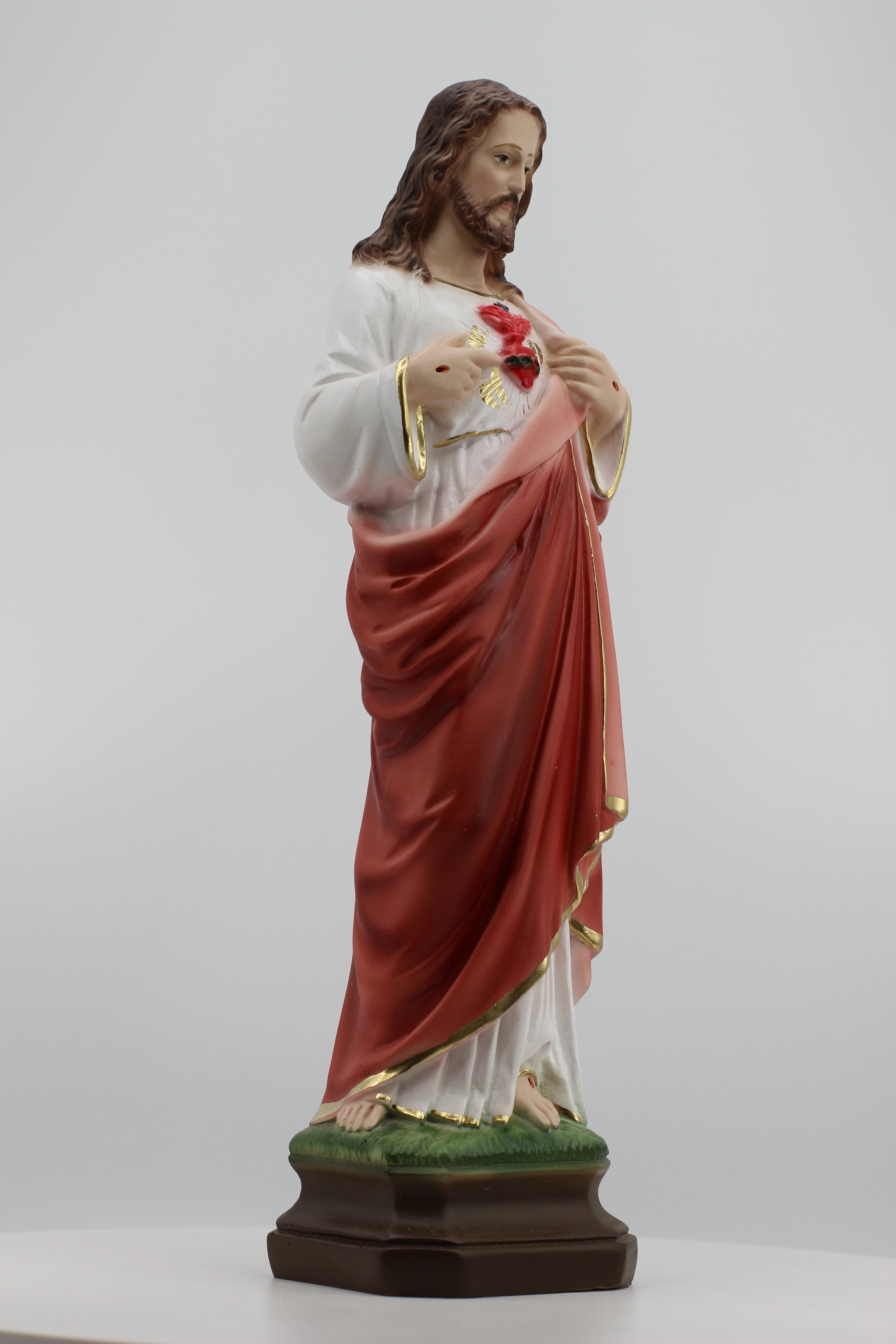 The Faith Gift Shop Sacred Heart of Jesus statue - Hand Painted in Italy - Our Tuscany Collection - / Sagrado Corazon de Jesus