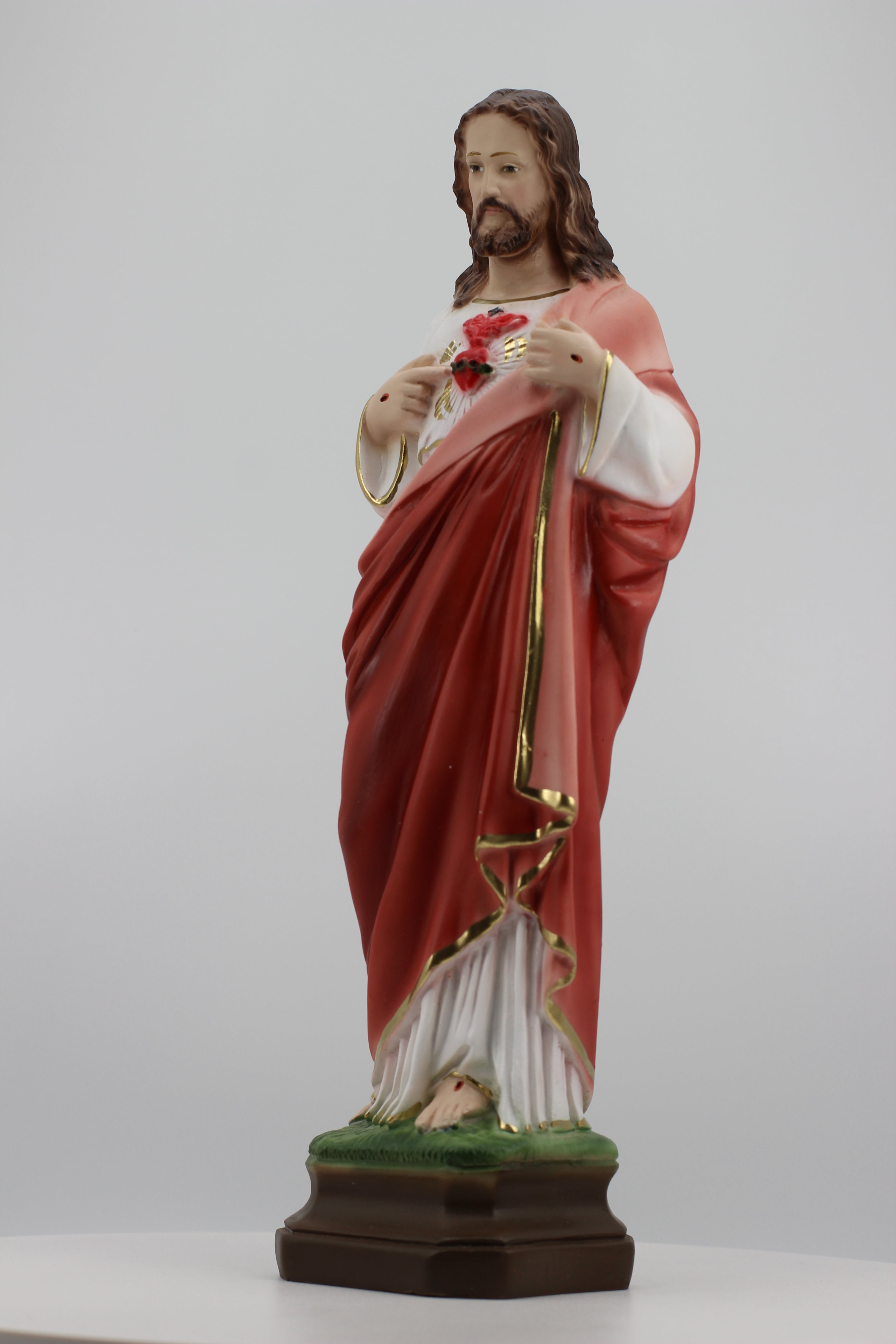The Faith Gift Shop Sacred Heart of Jesus statue - Hand Painted in Italy - Our Tuscany Collection - / Sagrado Corazon de Jesus