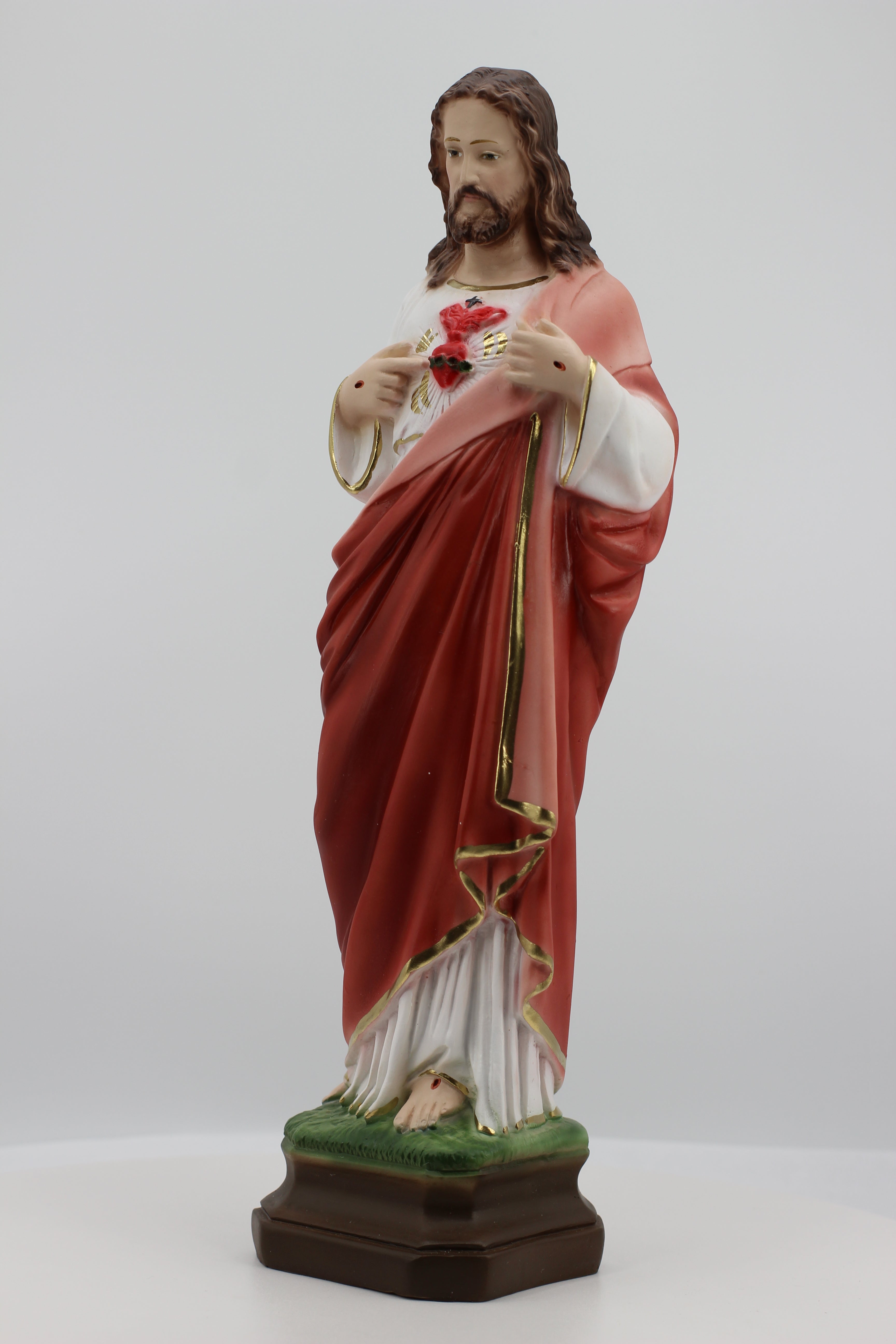 The Faith Gift Shop Sacred Heart of Jesus statue - Hand Painted in Italy - Our Tuscany Collection - / Sagrado Corazon de Jesus