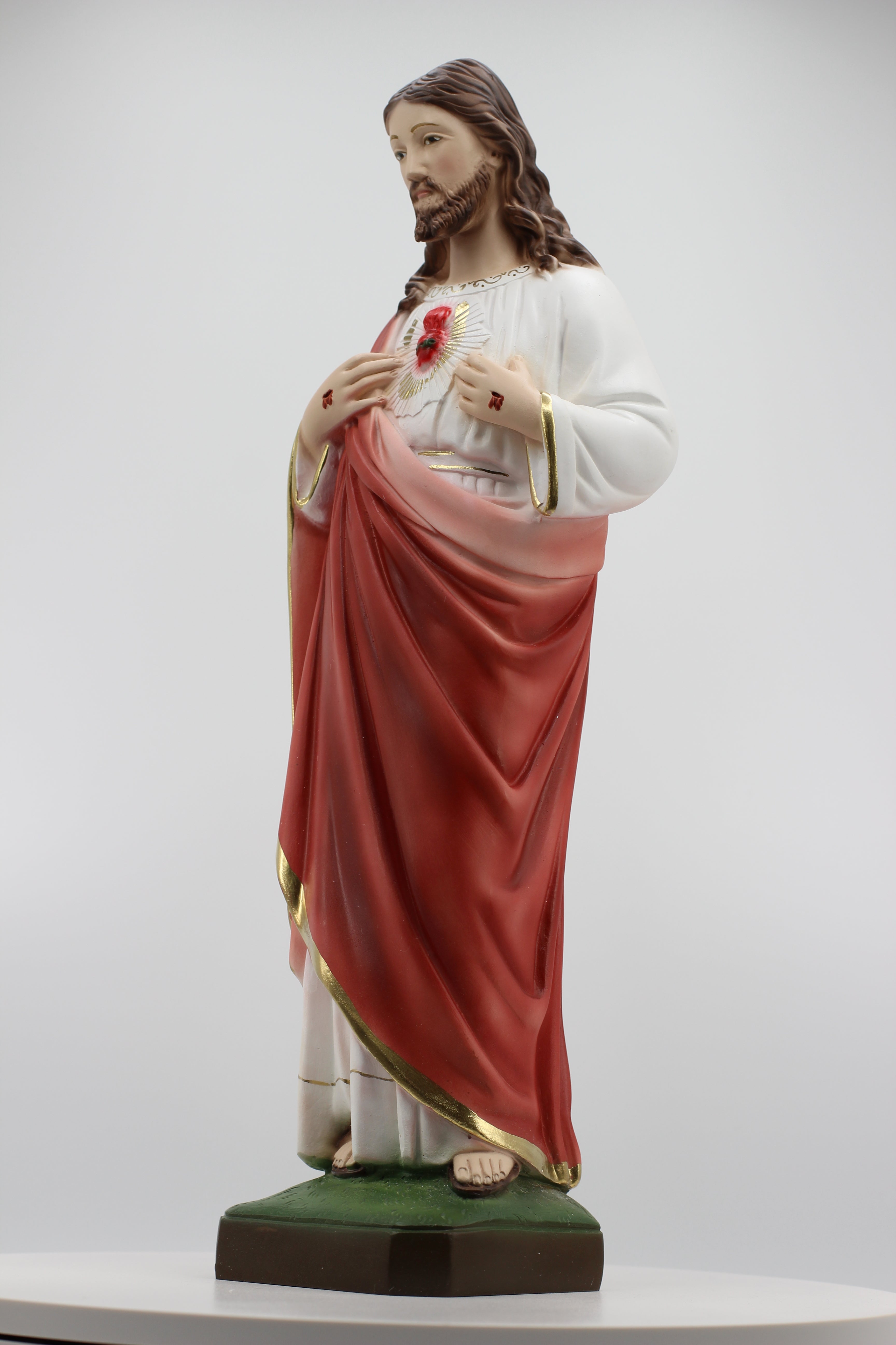 The Faith Gift Shop Sacred Heart of Jesus statue - Hand Painted in Italy - Our Tuscany Collection - / Sagrado Corazon de Jesus