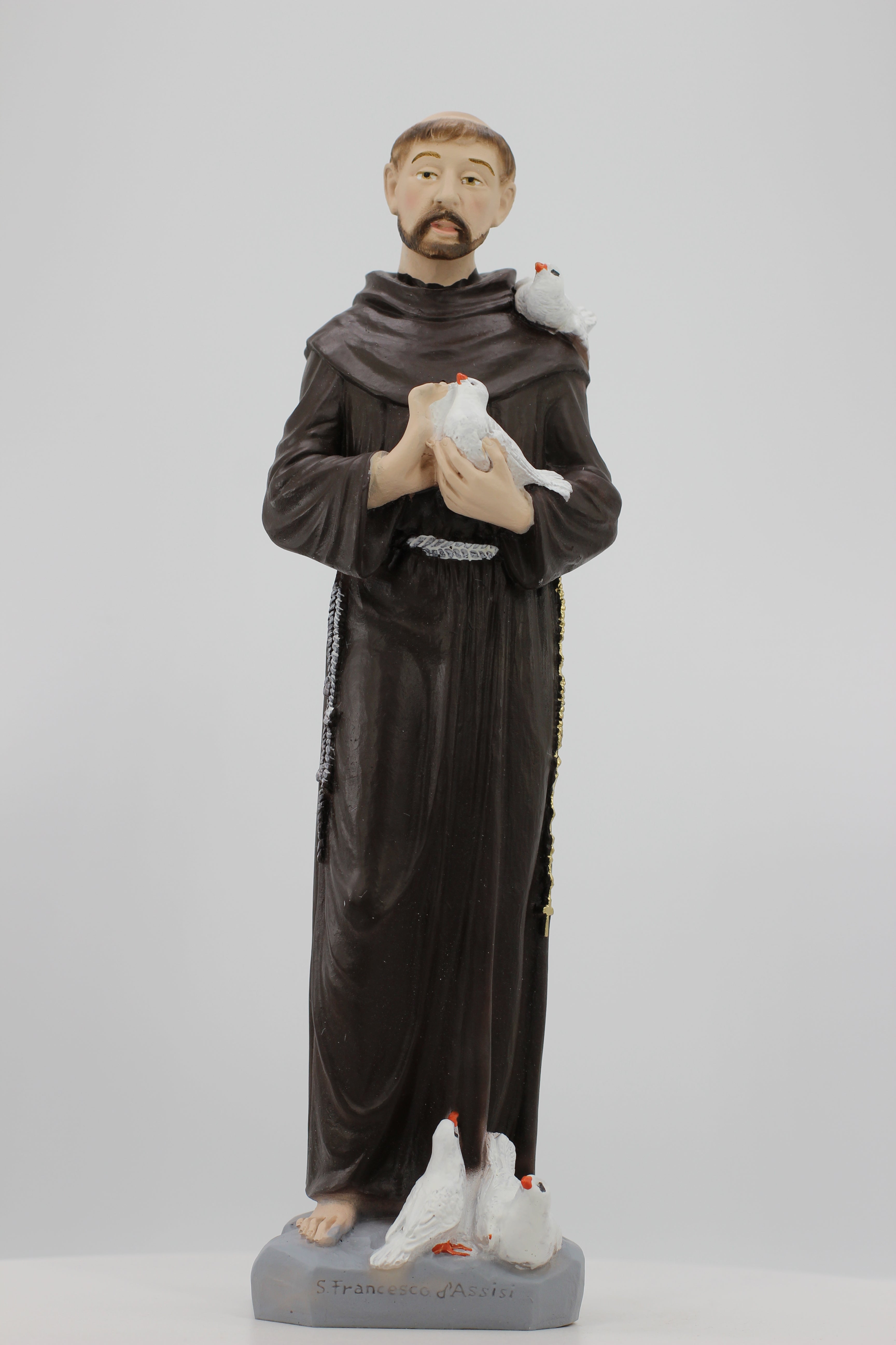 The Faith Gift Shop Saint Francis of Assisi statue - Hand Painted in Italy - Our Tuscany Collection - Estatua de San Francisco de Asis