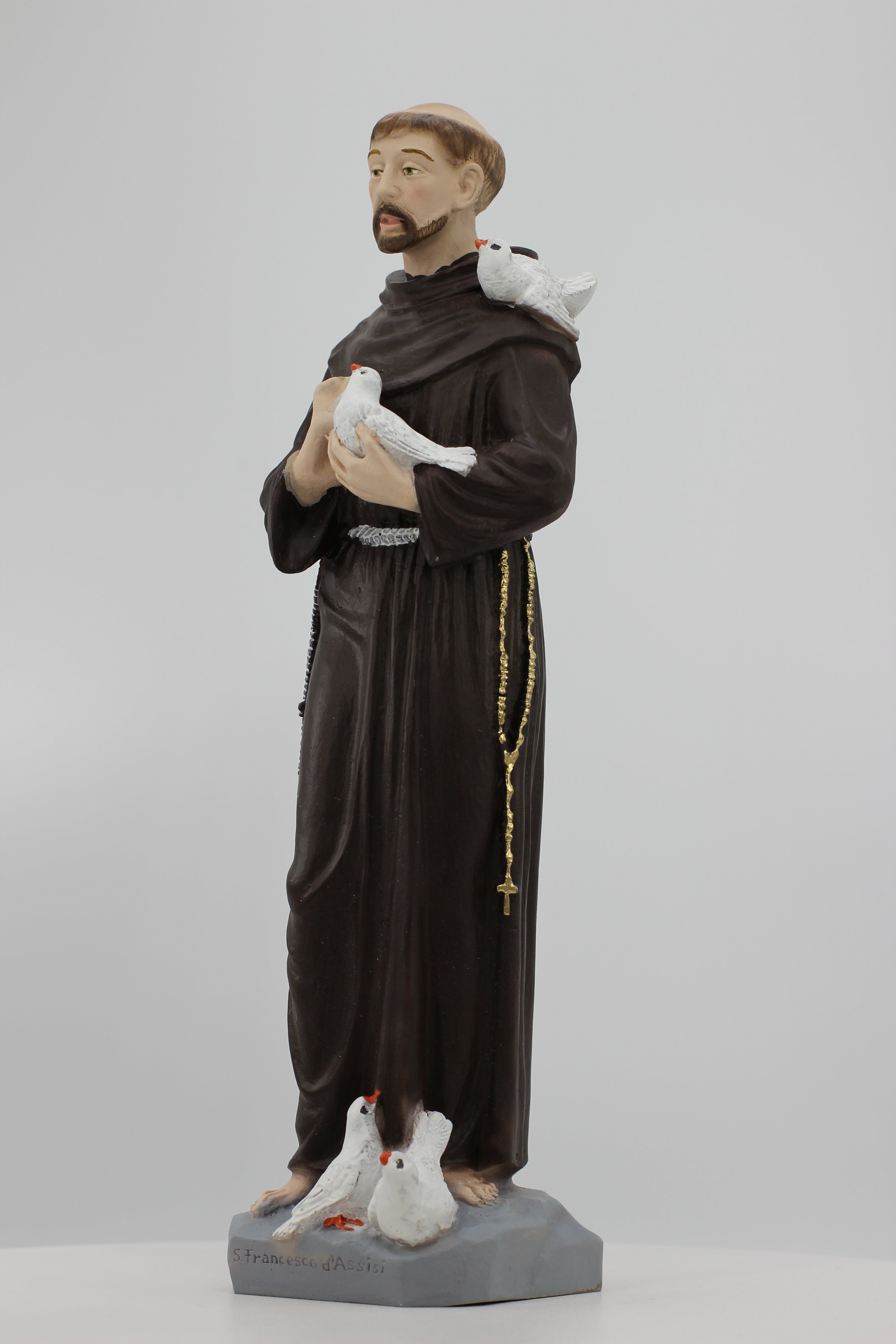 The Faith Gift Shop Saint Francis of Assisi statue - Hand Painted in Italy - Our Tuscany Collection - Estatua de San Francisco de Asis