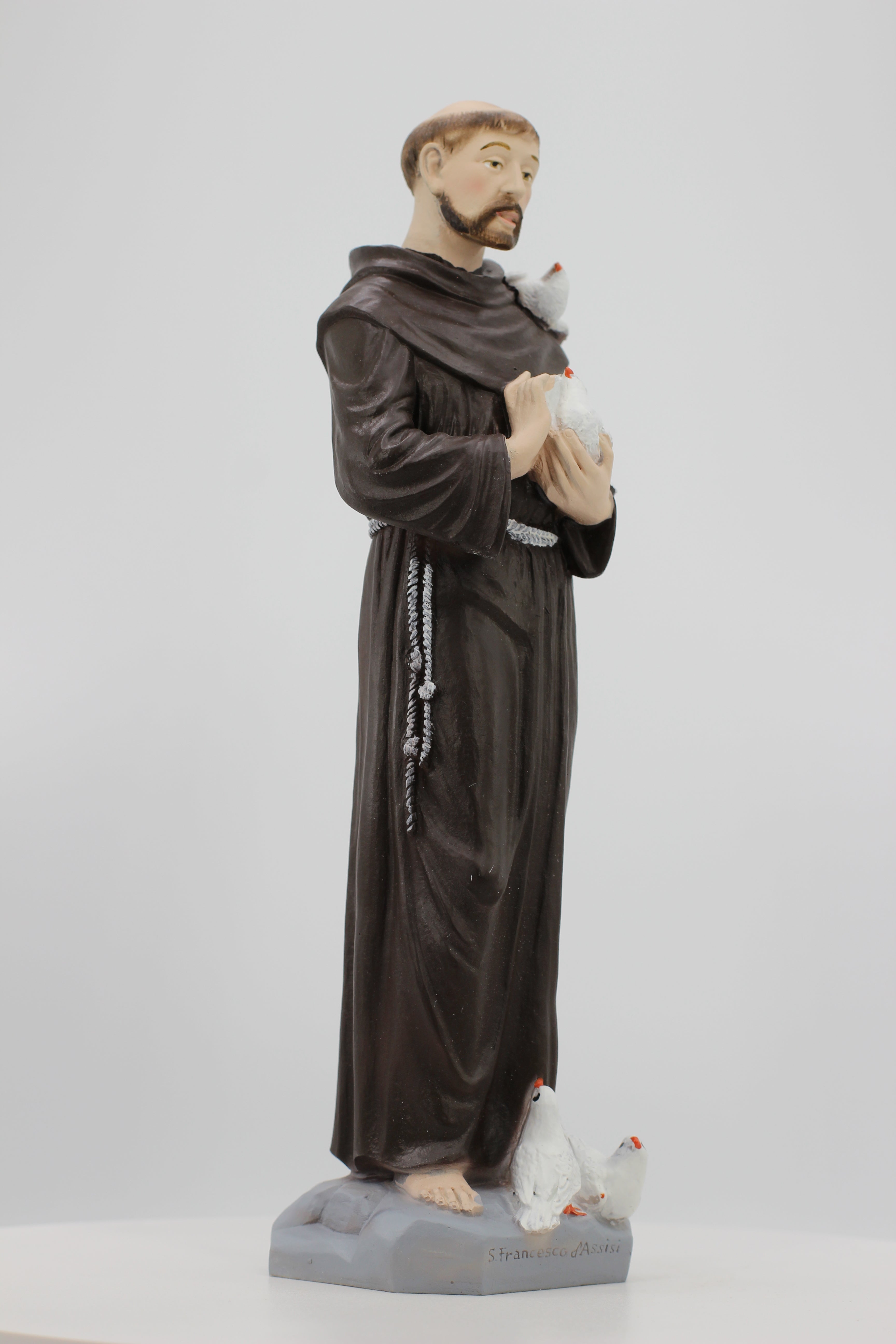 The Faith Gift Shop Saint Francis of Assisi statue - Hand Painted in Italy - Our Tuscany Collection - Estatua de San Francisco de Asis