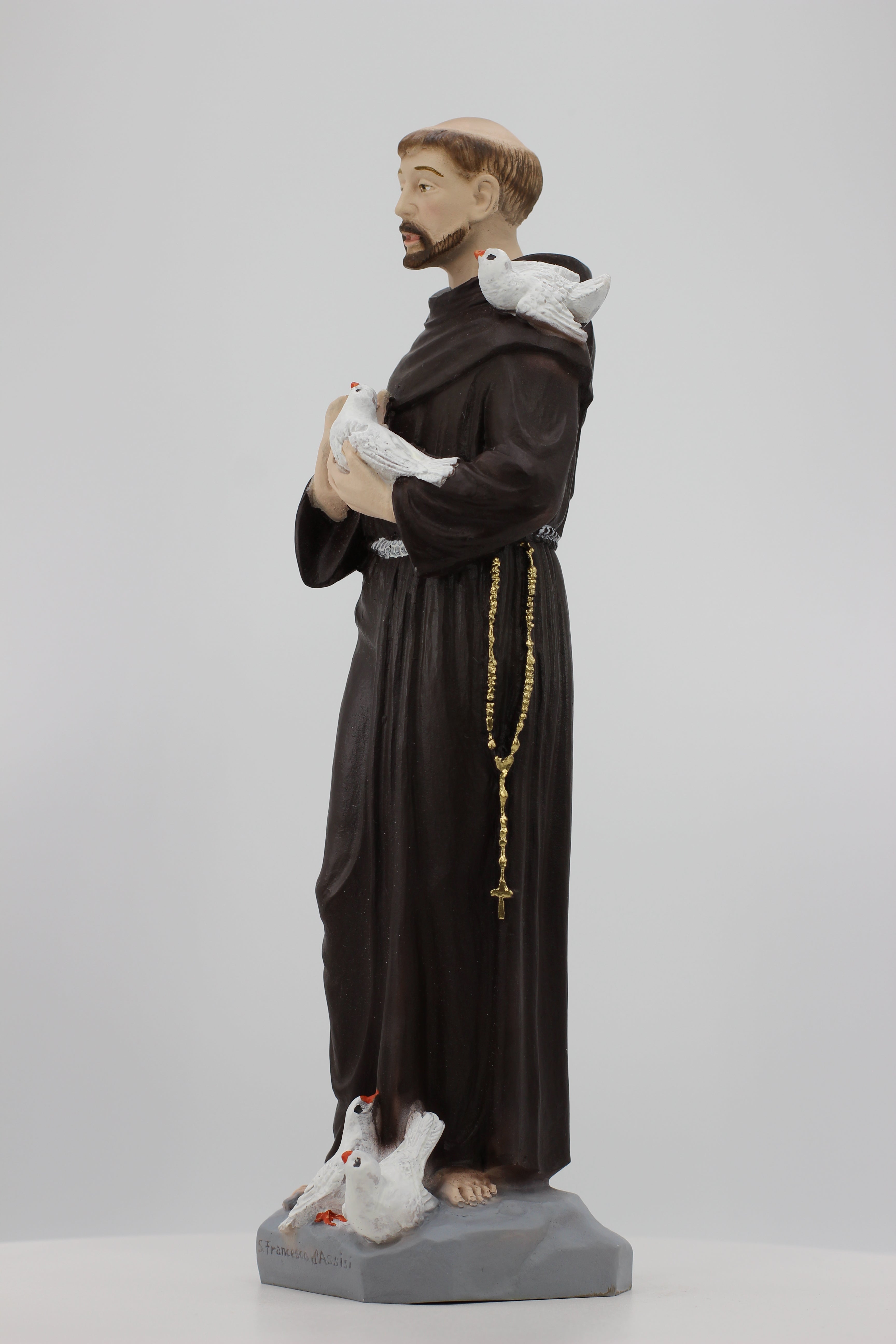 The Faith Gift Shop Saint Francis of Assisi statue - Hand Painted in Italy - Our Tuscany Collection - Estatua de San Francisco de Asis