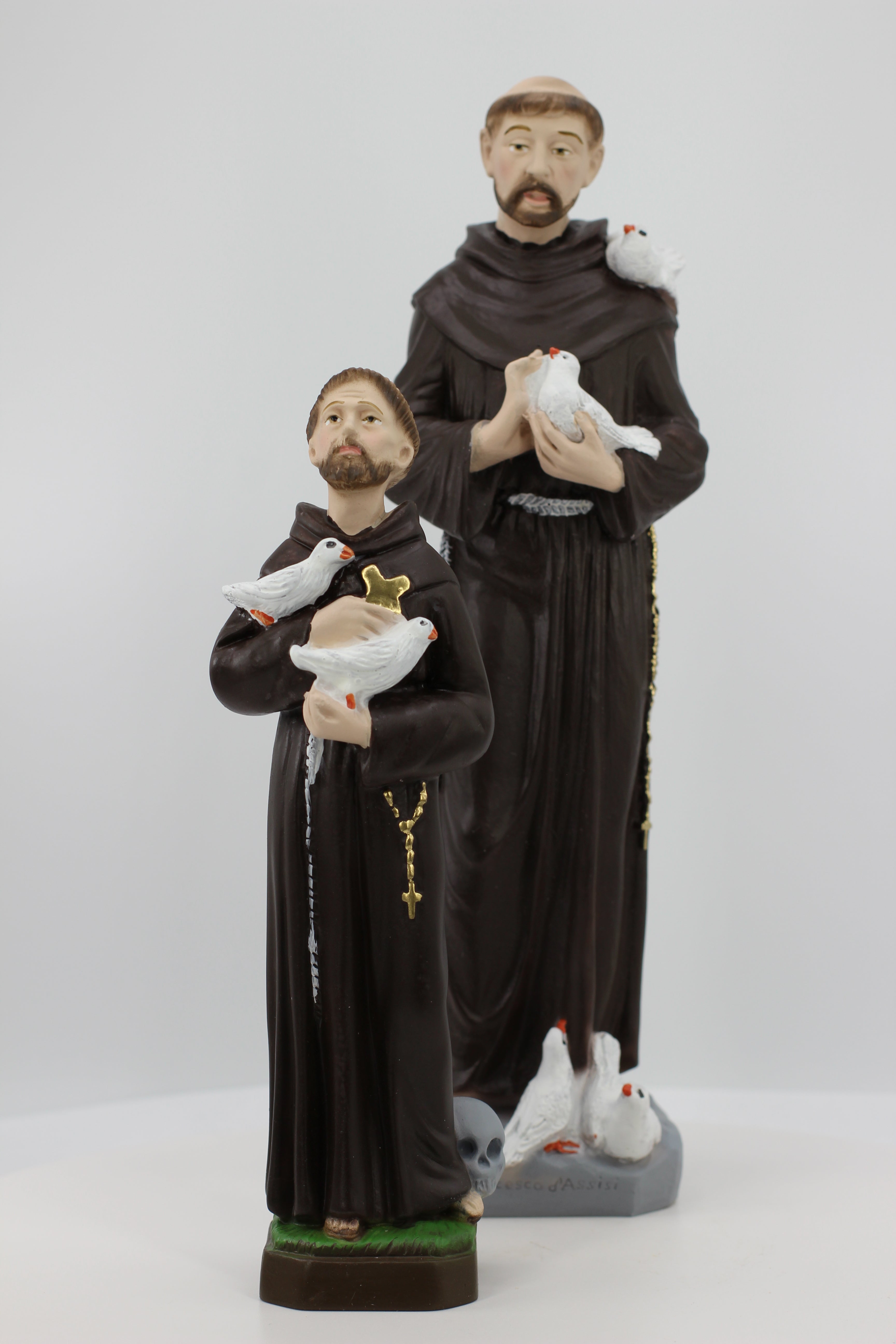 The Faith Gift Shop Saint Francis of Assisi statue - Hand Painted in Italy - Our Tuscany Collection - Estatua de San Francisco de Asis