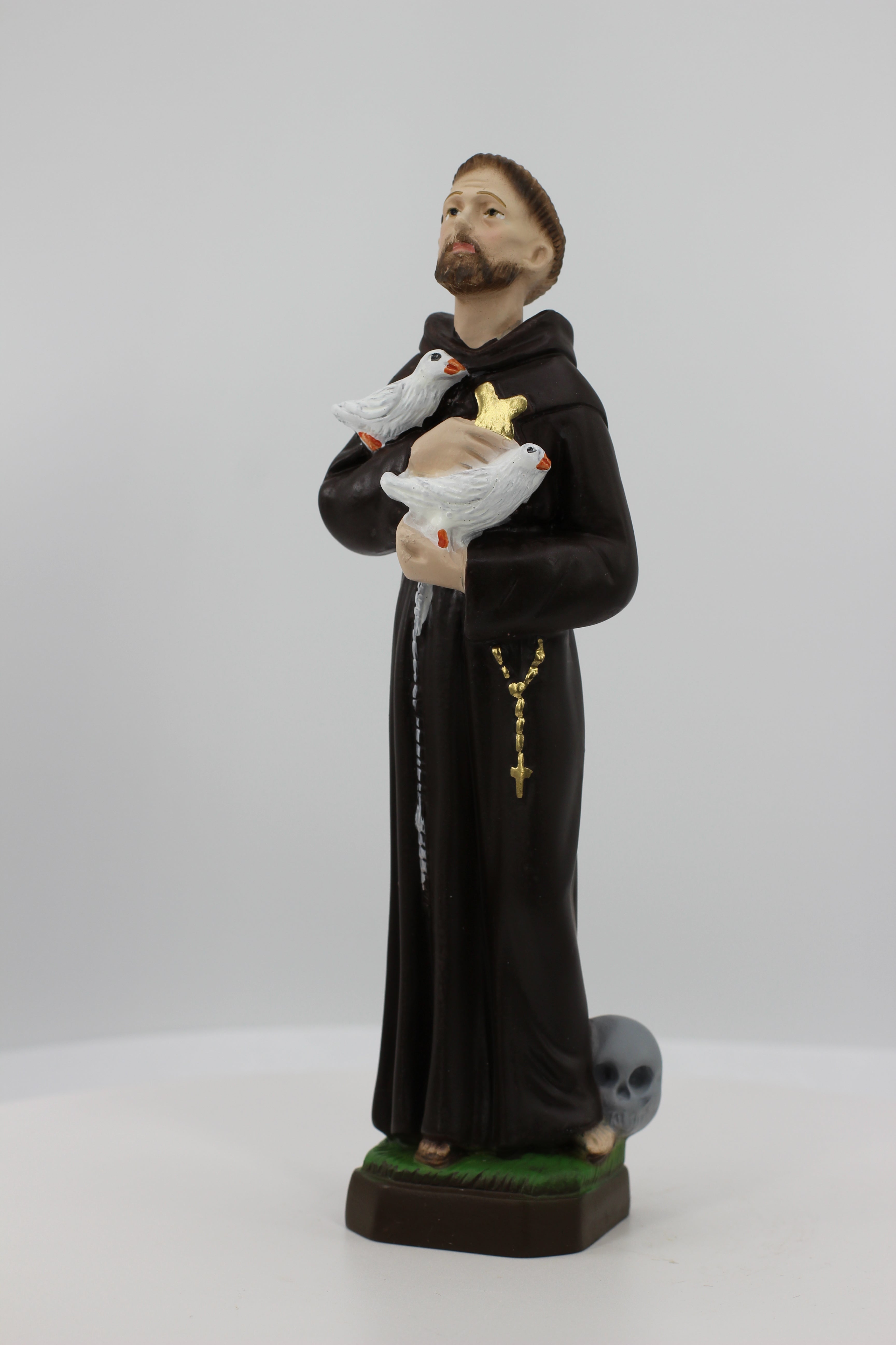 The Faith Gift Shop Saint Francis of Assisi statue - Hand Painted in Italy - Our Tuscany Collection - Estatua de San Francisco de Asis
