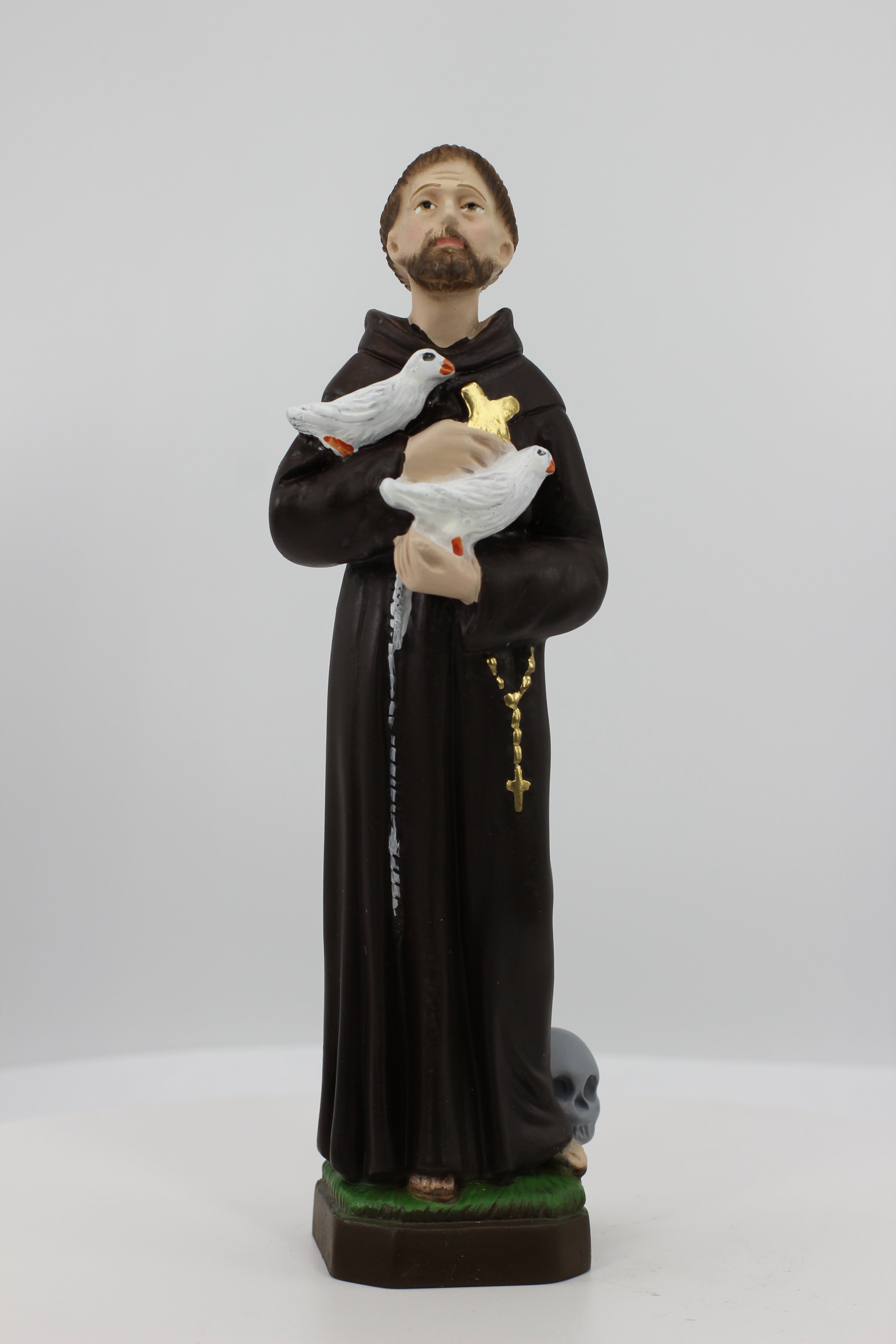 The Faith Gift Shop Saint Francis of Assisi statue - Hand Painted in Italy - Our Tuscany Collection - Estatua de San Francisco de Asis