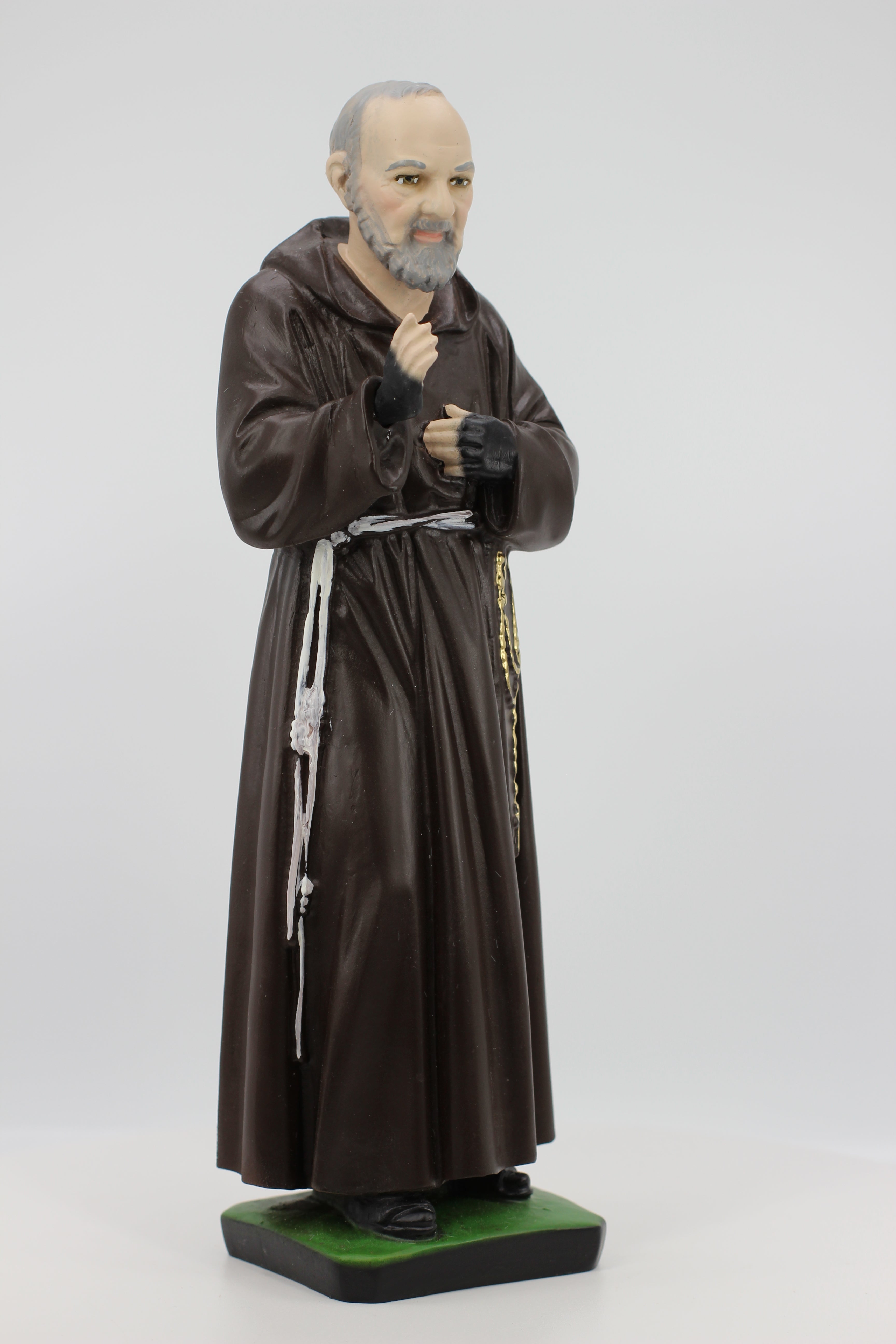 The Faith Gift Shop Saint Father Pio statue - Hand Painted in Italy - Our Tuscany Collection / San Padre Pio