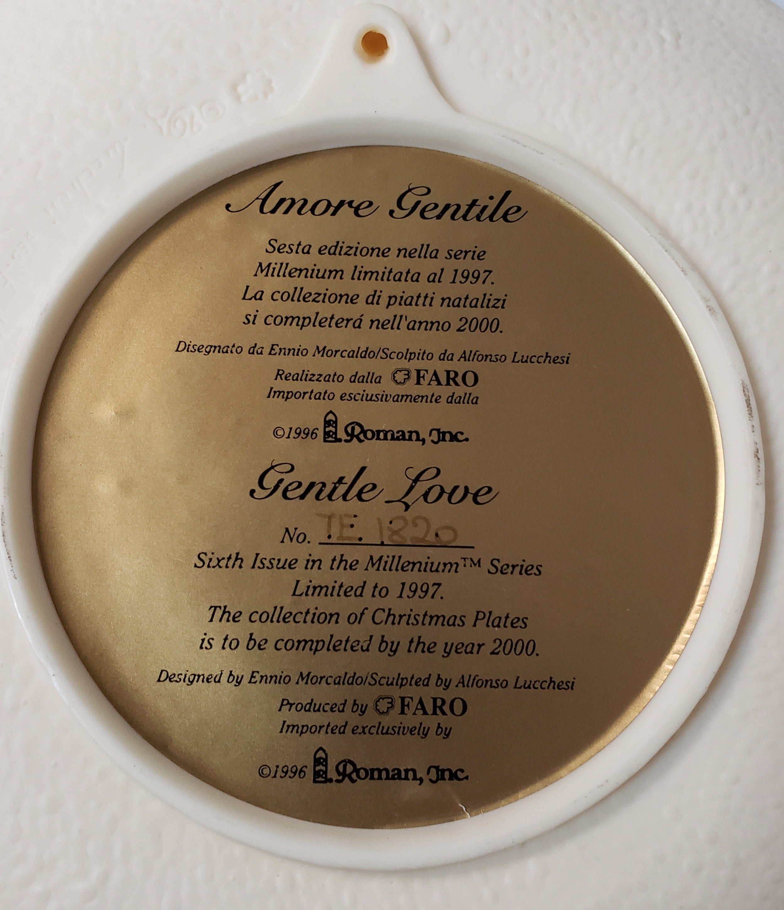 Vintage Faro Plate Made In Italy