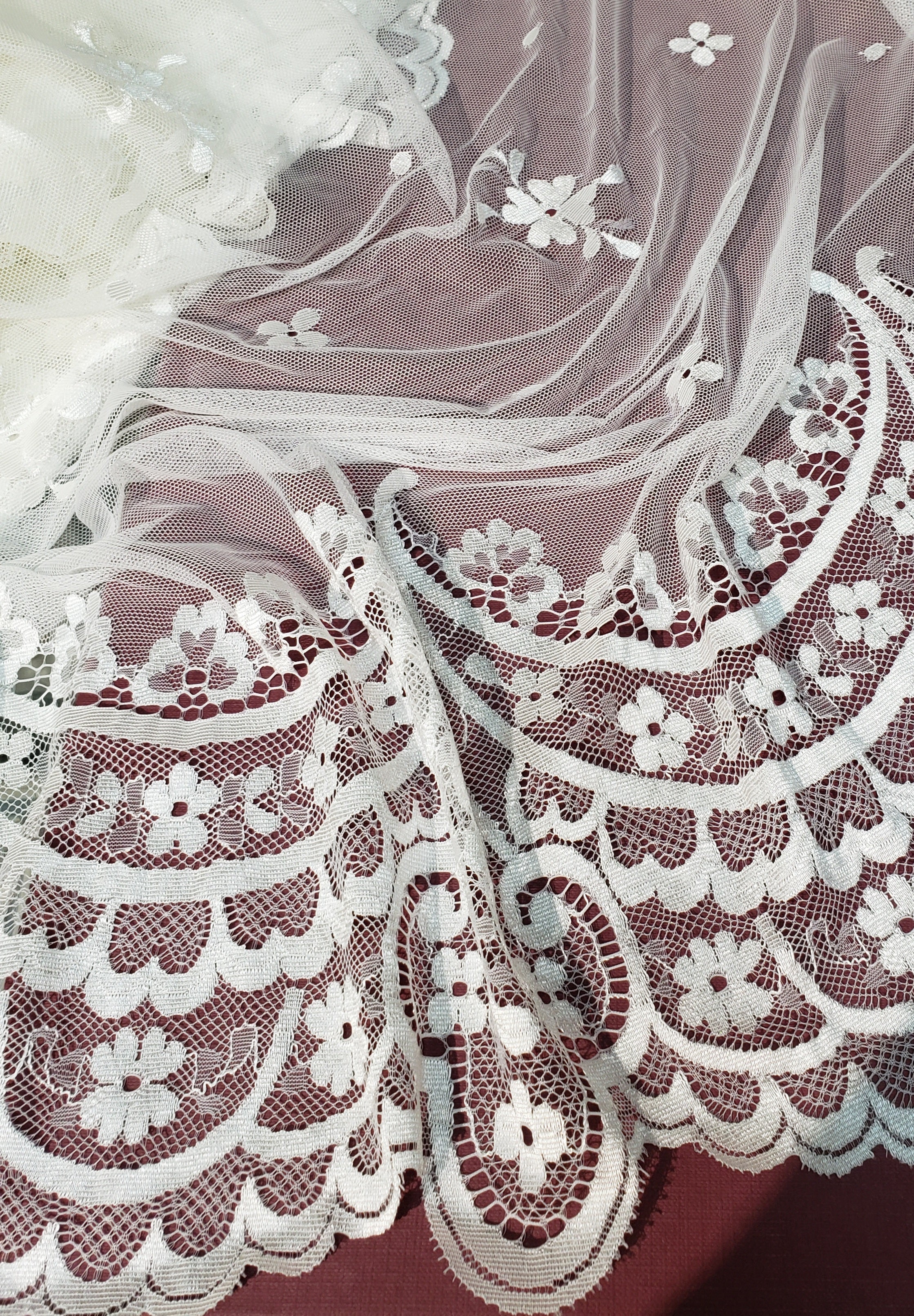 Spanish Wedding Oval Veil 1004