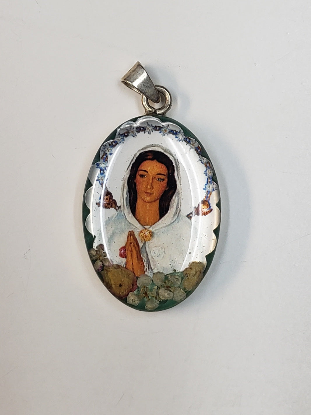 Medal of Virgin Mary The Mystic Rose/ Maria Rosa Mistica