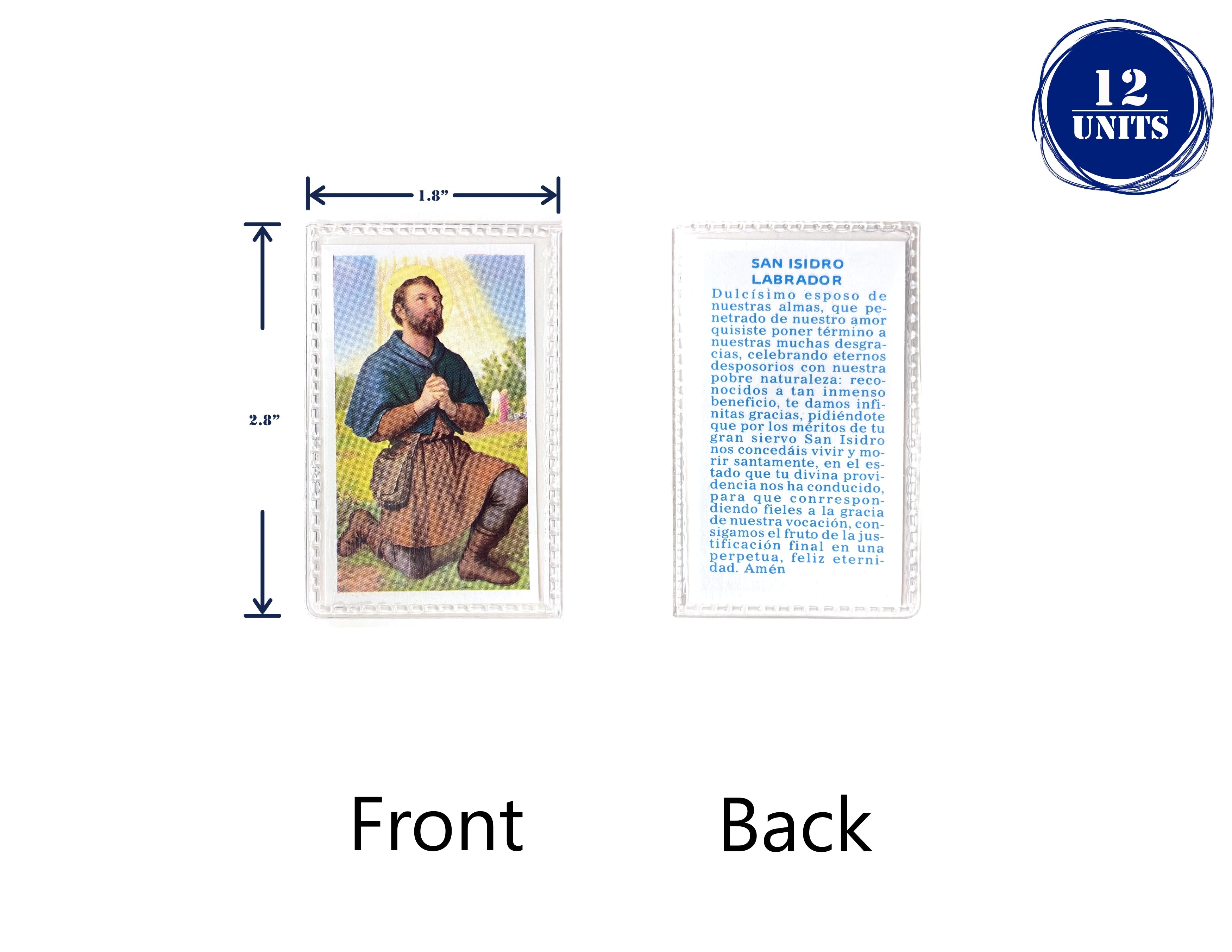 Estampas Catolicas Plastificadas en español