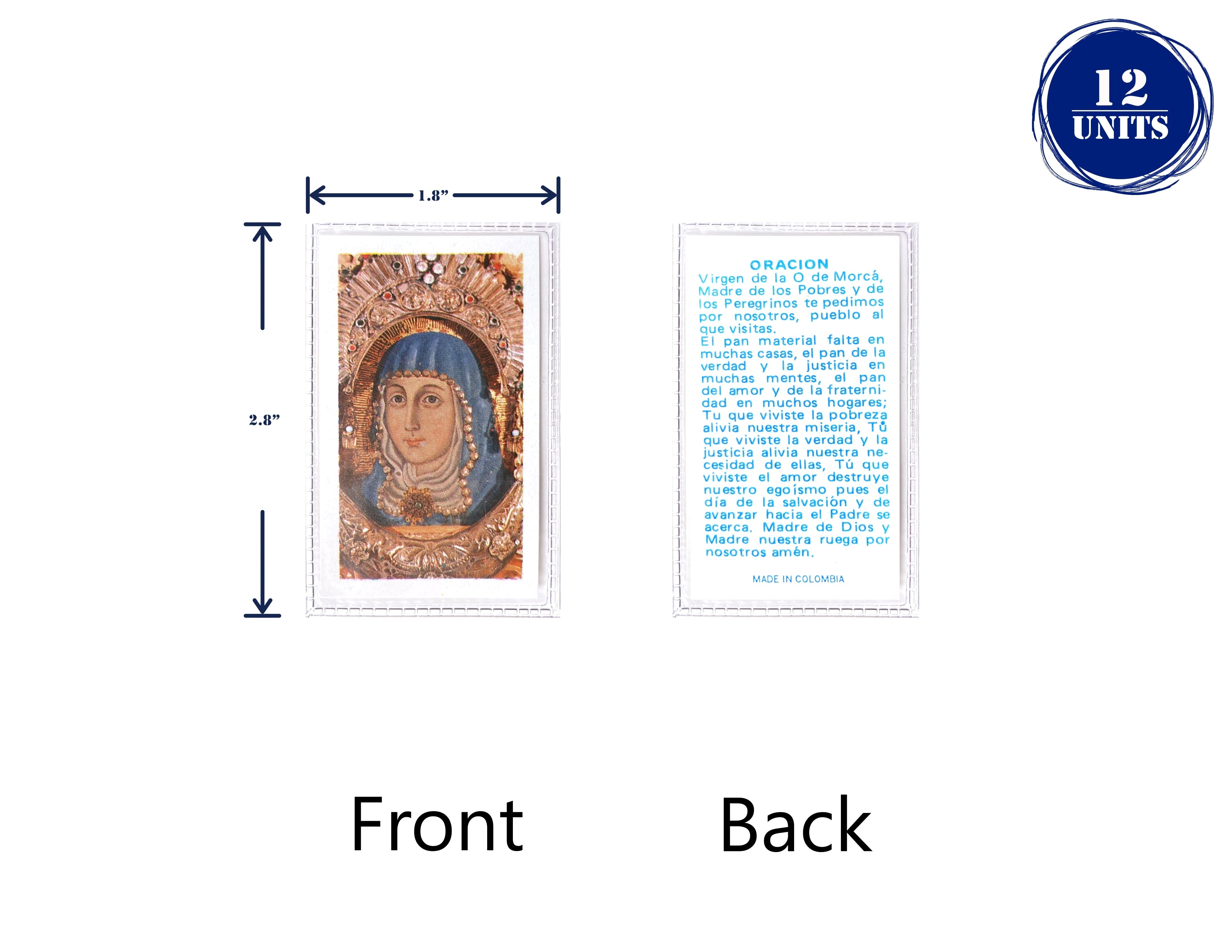 Estampas Catolicas Plastificadas en español