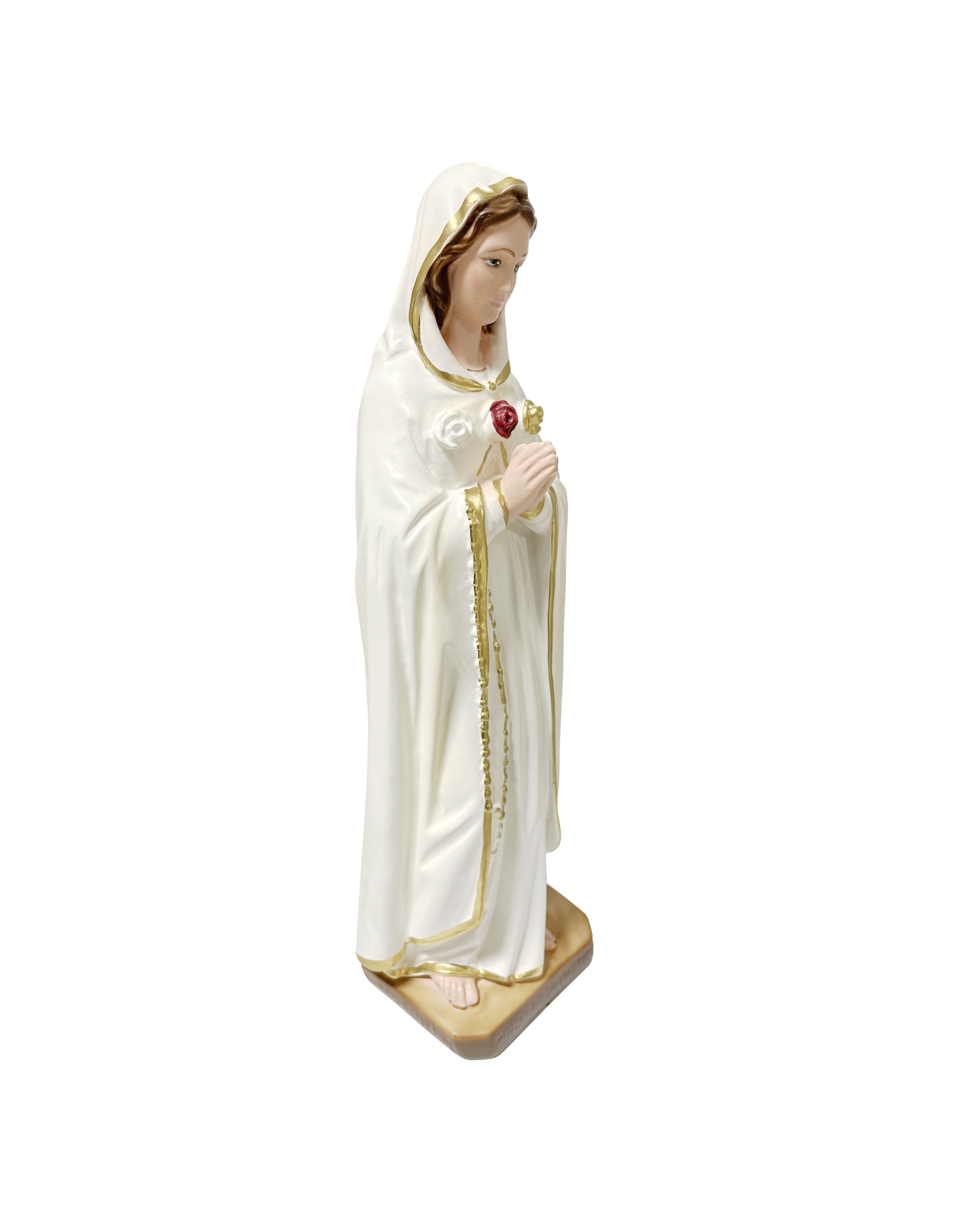 Religious statue of Our Lady of Mystic Rose 12" height