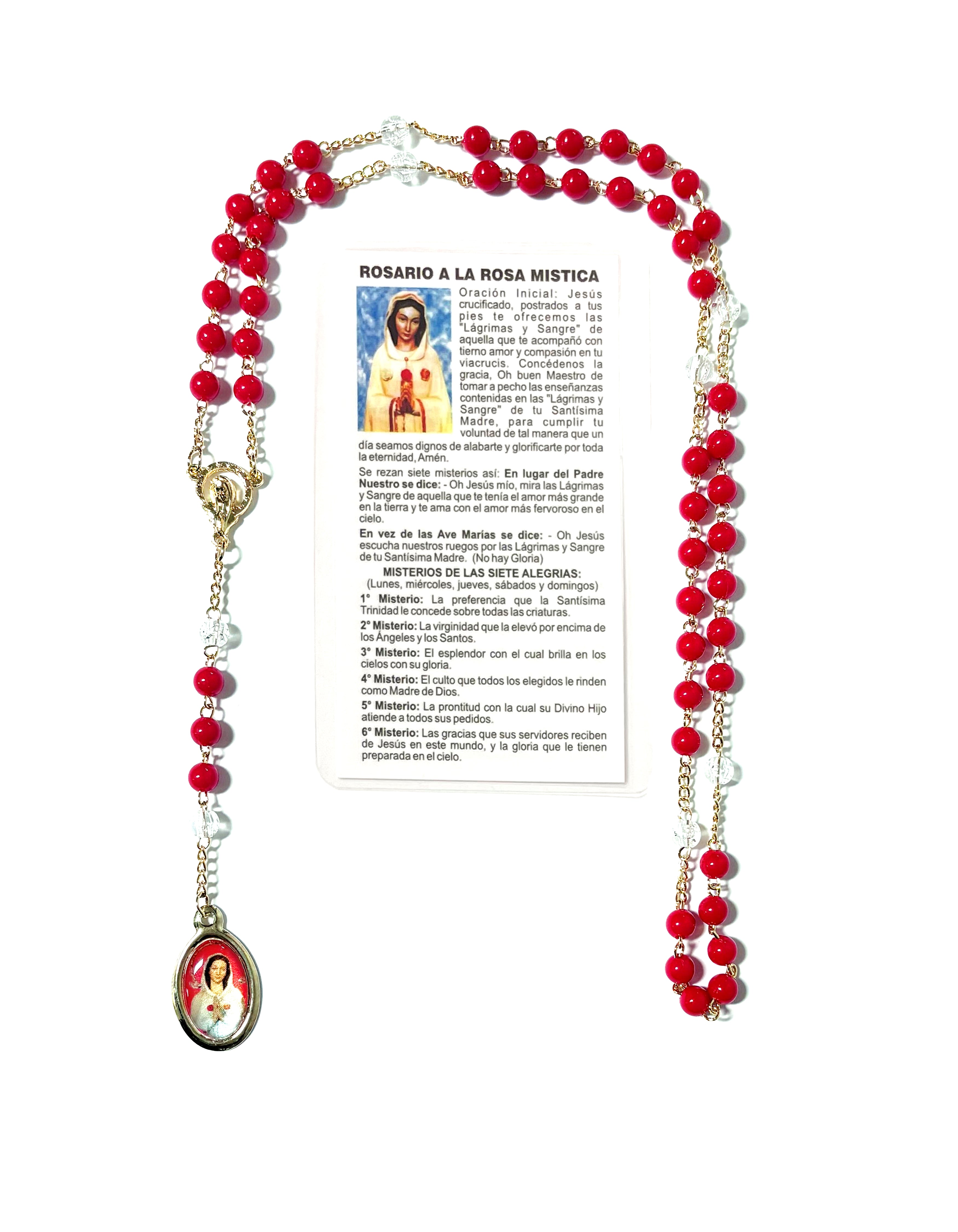 Coronilla de la Rosa Mística - Mystical Rose Chaplet