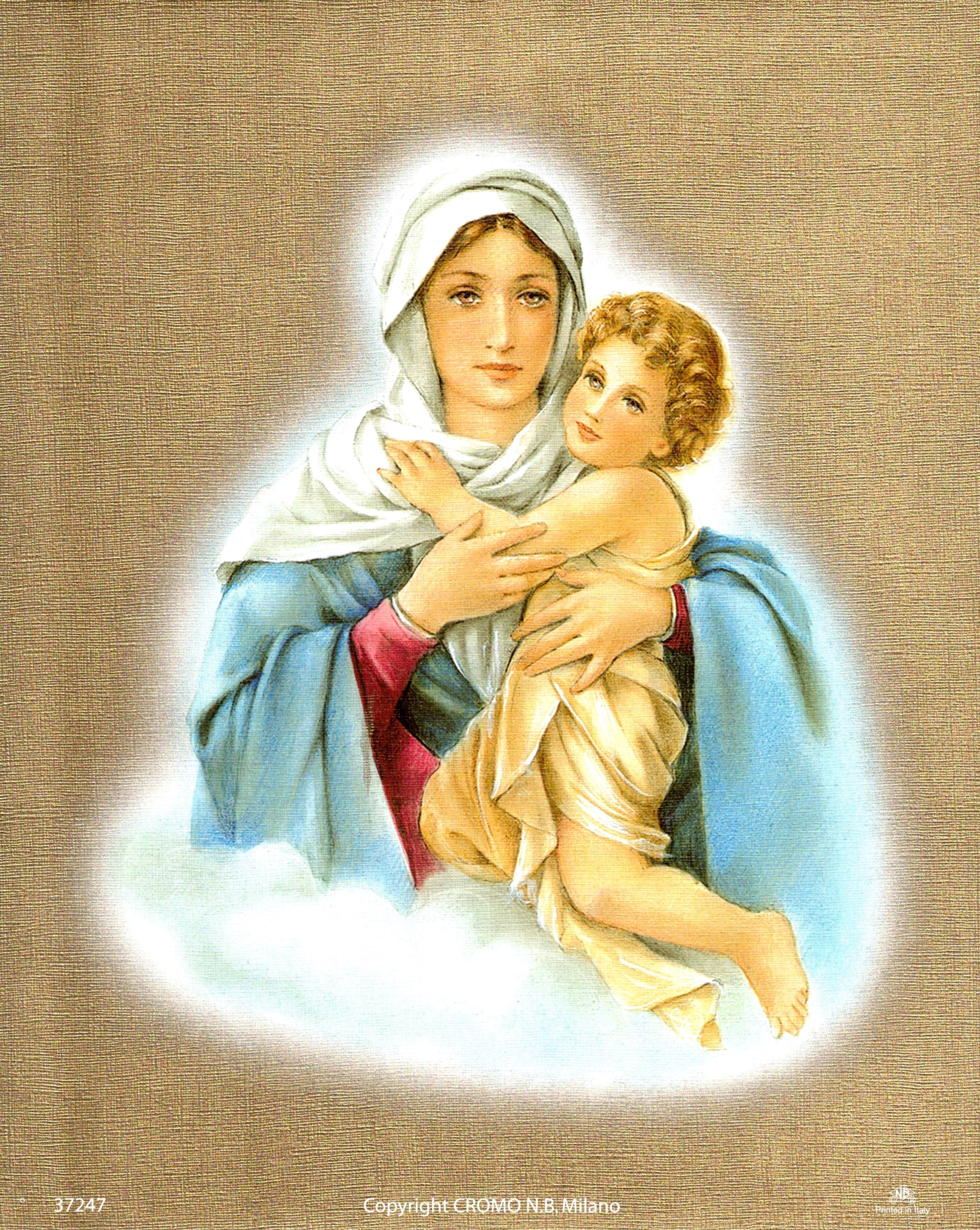 Religious Wall Art, Laminated Print, Unframed, Art Decorative Paper 8" x 10"