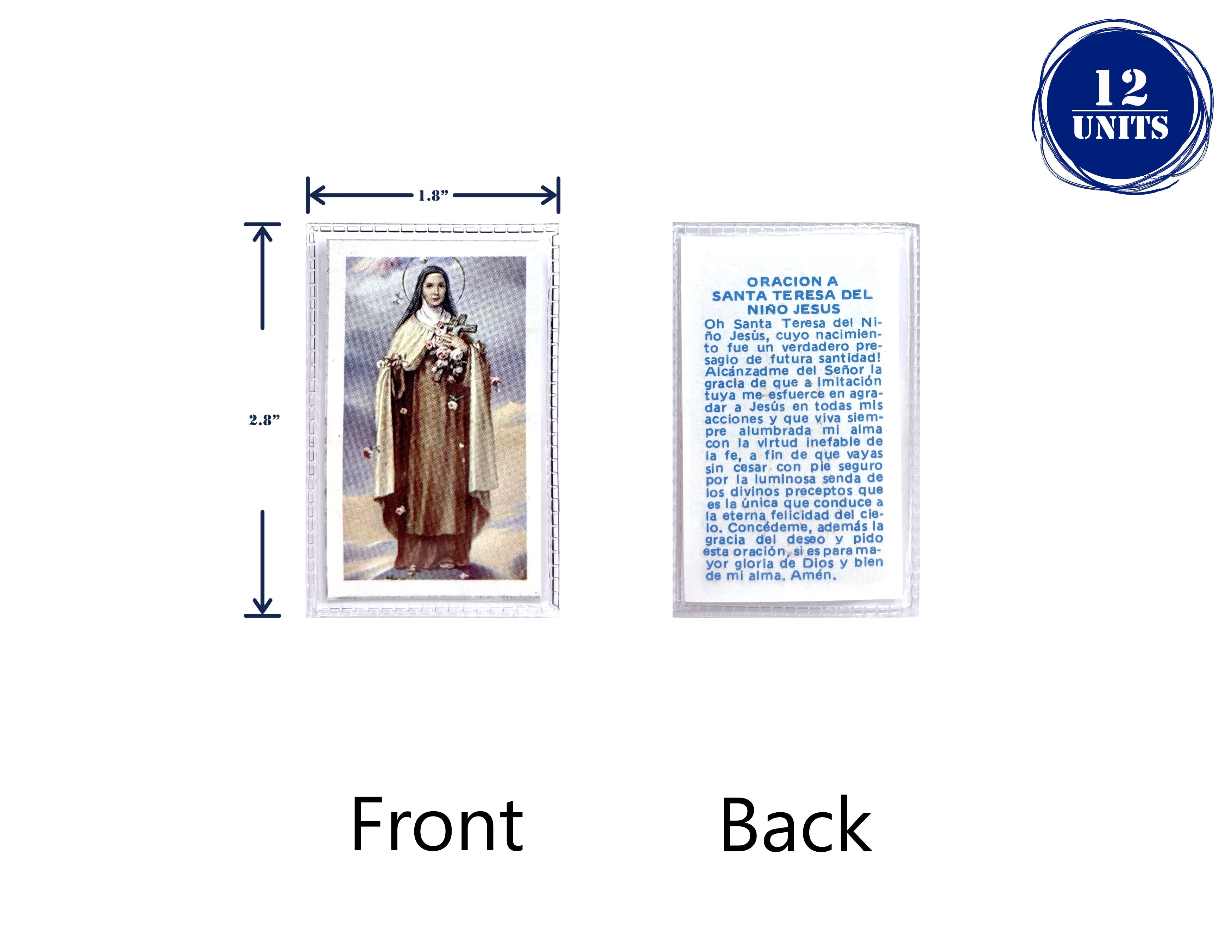 Estampas Catolicas Plastificadas en español