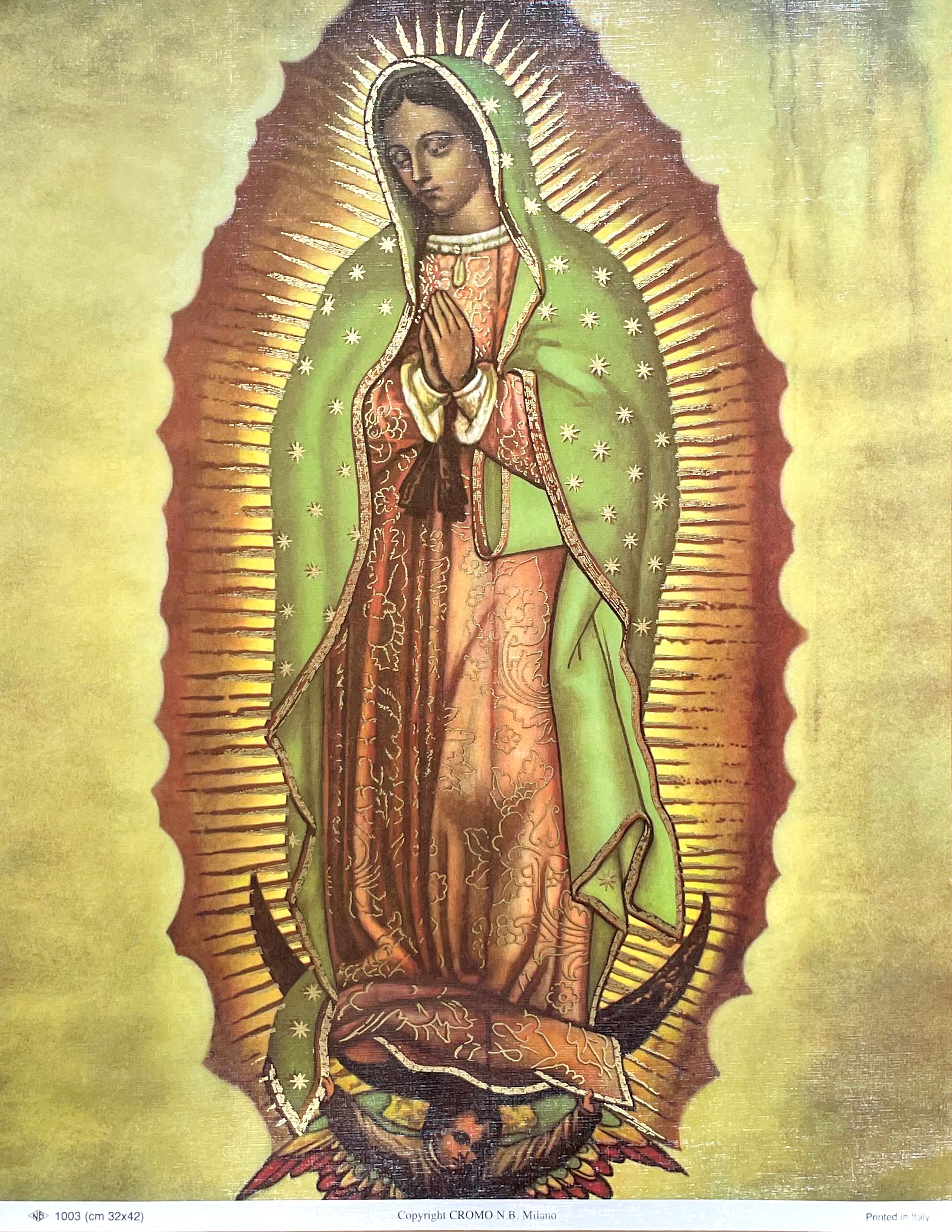 Religious Wall Art, Laminated Print, Unframed, Art Decorative Paper 17.5" x 13.5"