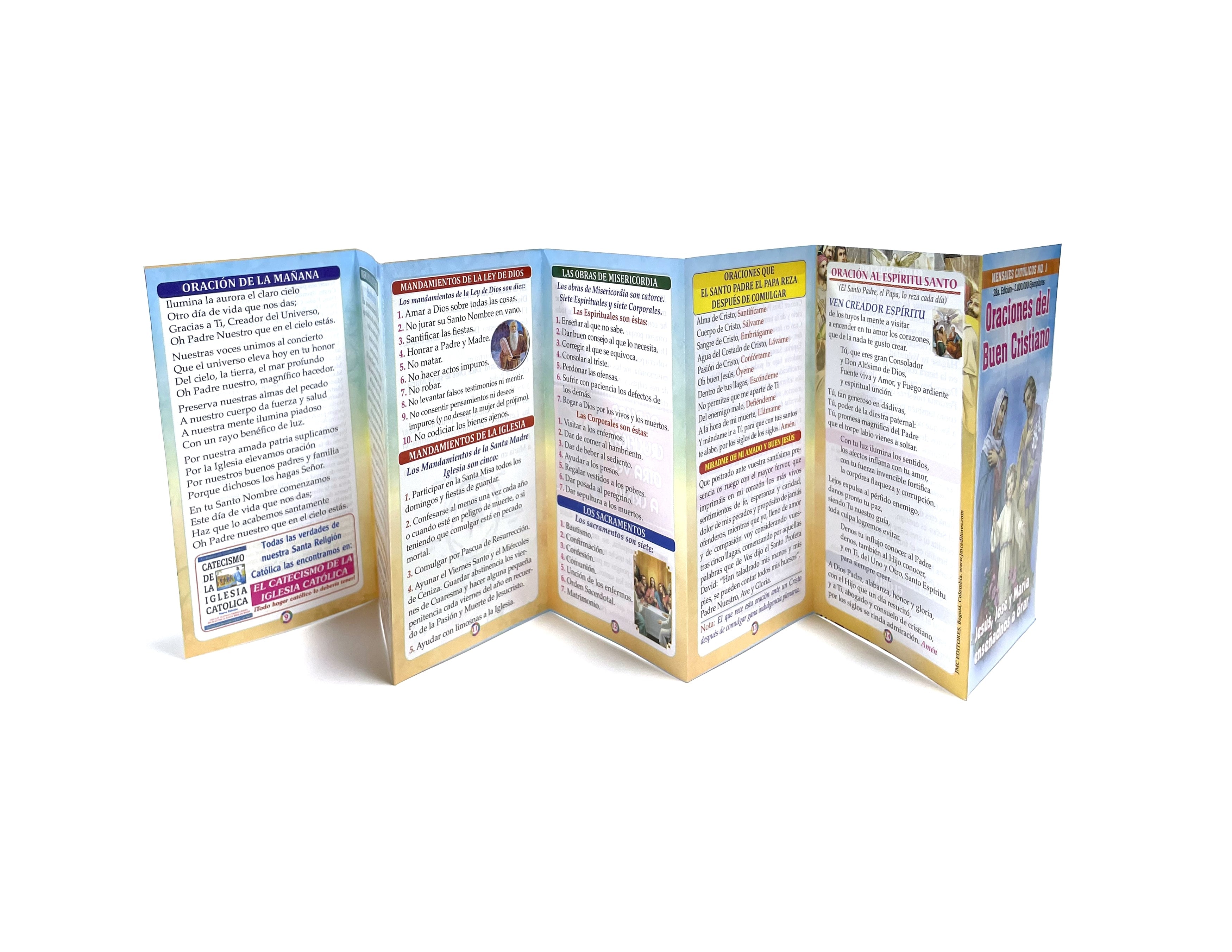 Plegable Oraciones del Buen Cristiano