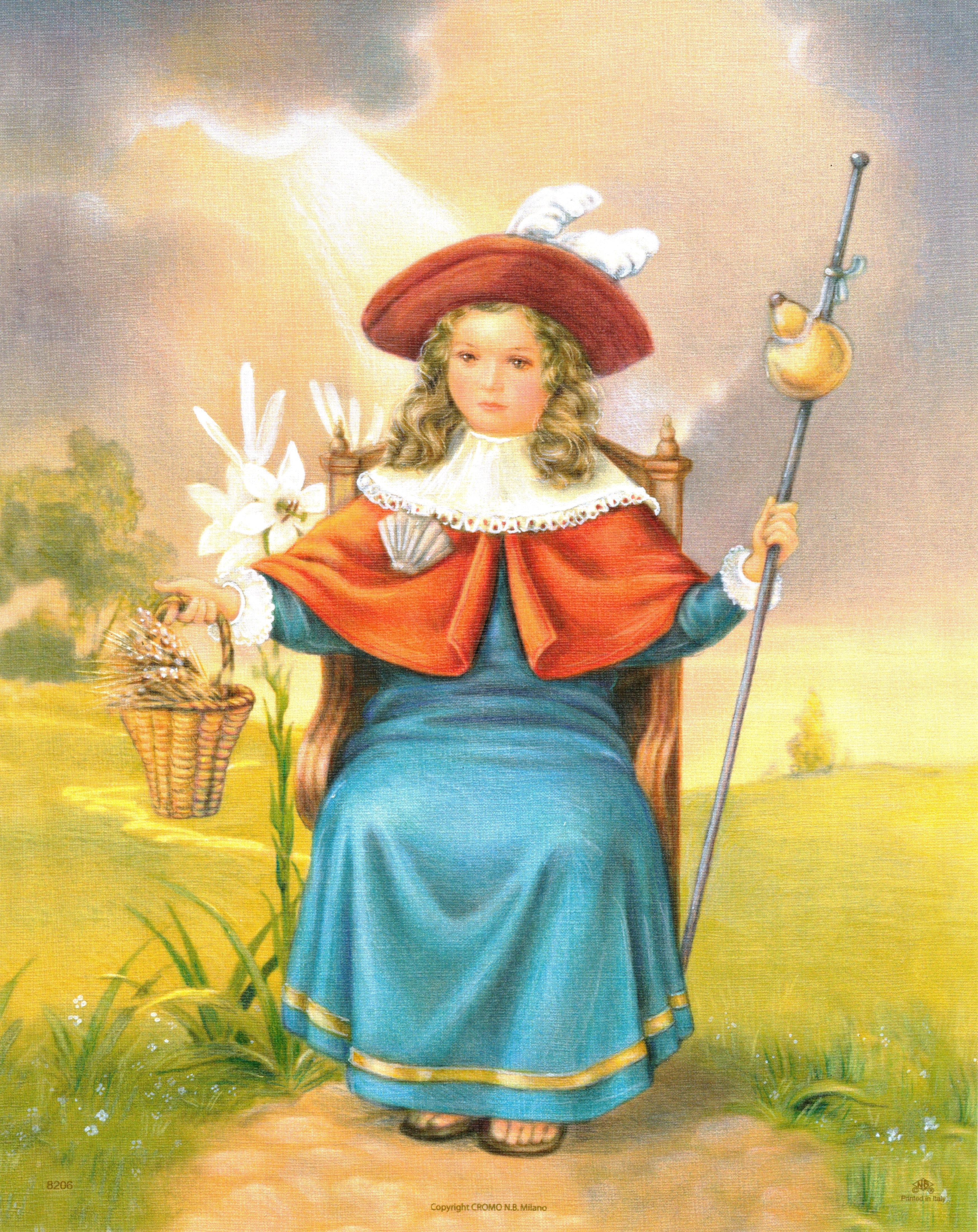 Religious Wall Art, Laminated Print, Unframed, Art Decorative Paper 8" x 10"