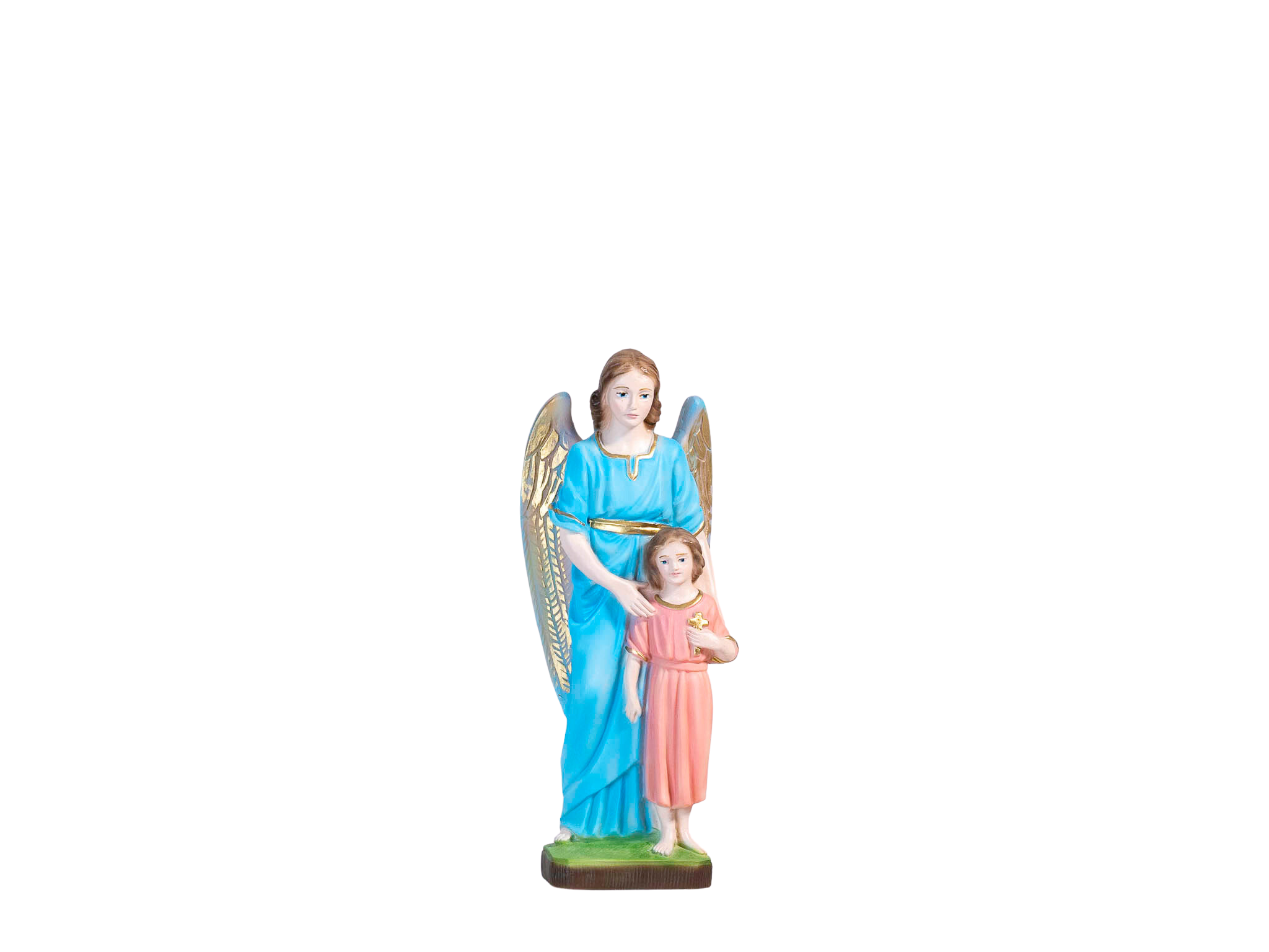 The Faith Gift Shop Guardian Angels statue - Hand Painted in Italy - Our Tuscany Collection - Estatua del Angel de La Guarda
