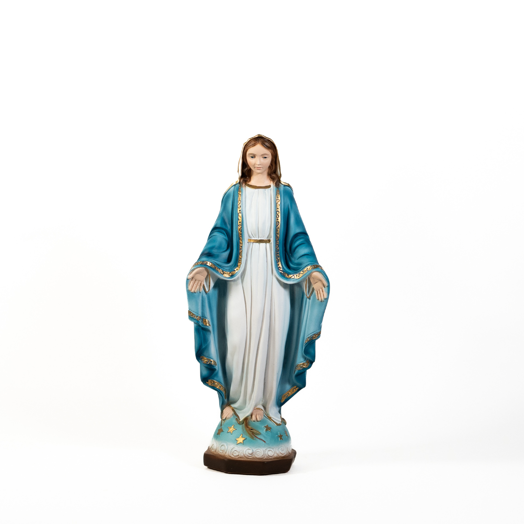 The Faith Gift Shop Our Lady of Grace - Miraculous Mary - Hand Painted in Italy - Our Tuscany Collection - Virgen La Milagrosa
