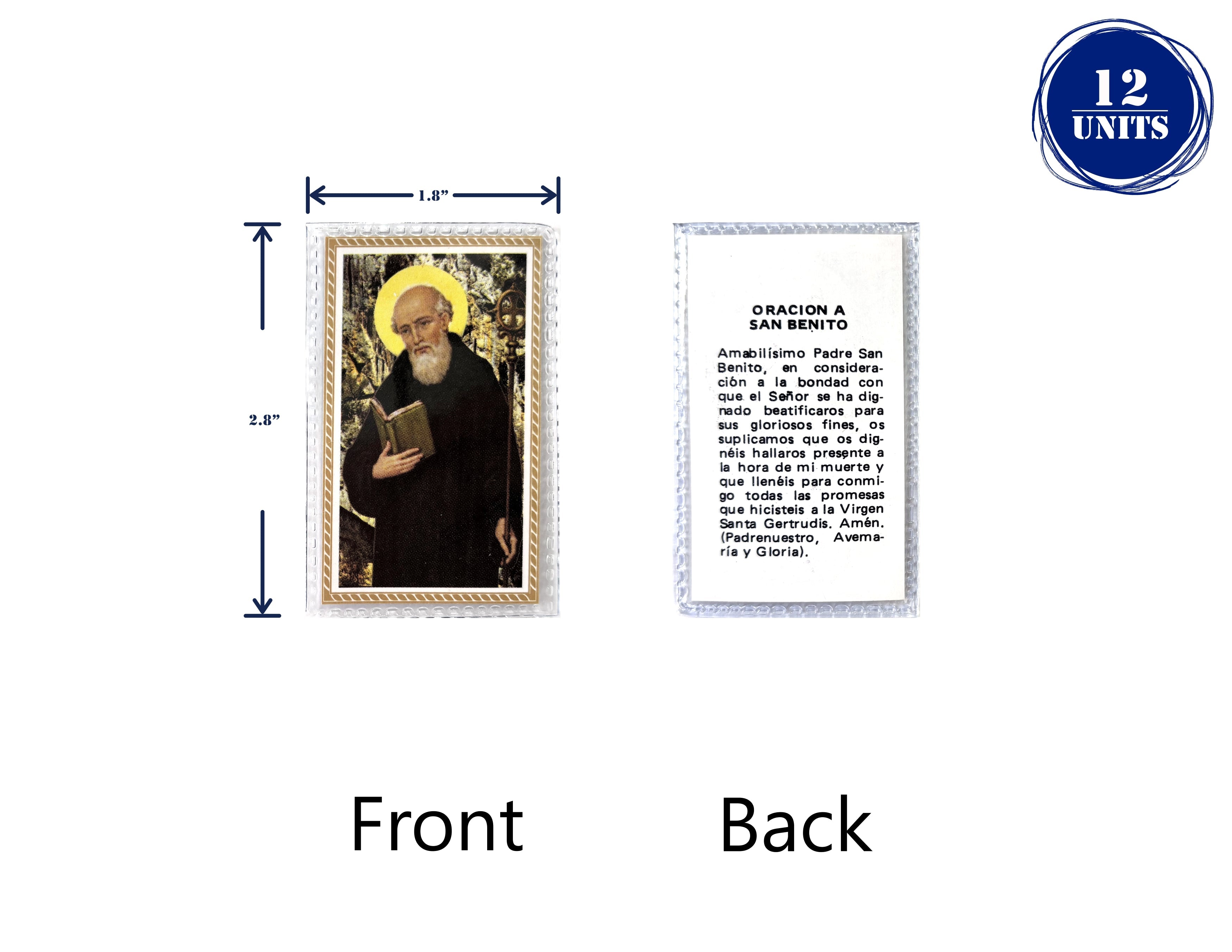 Estampas Catolicas Plastificadas en español