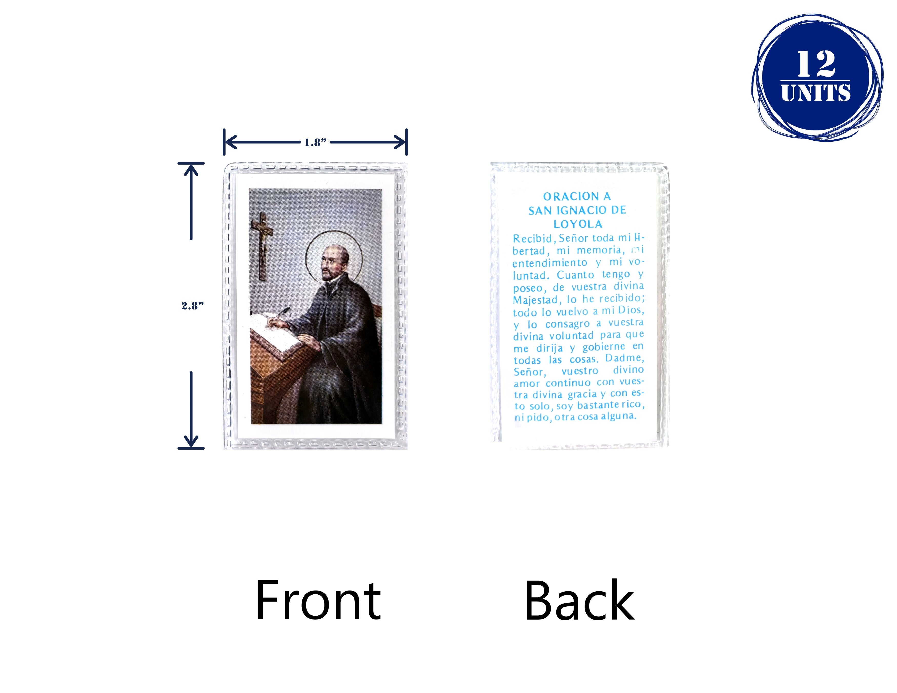 Estampas Catolicas Plastificadas en español