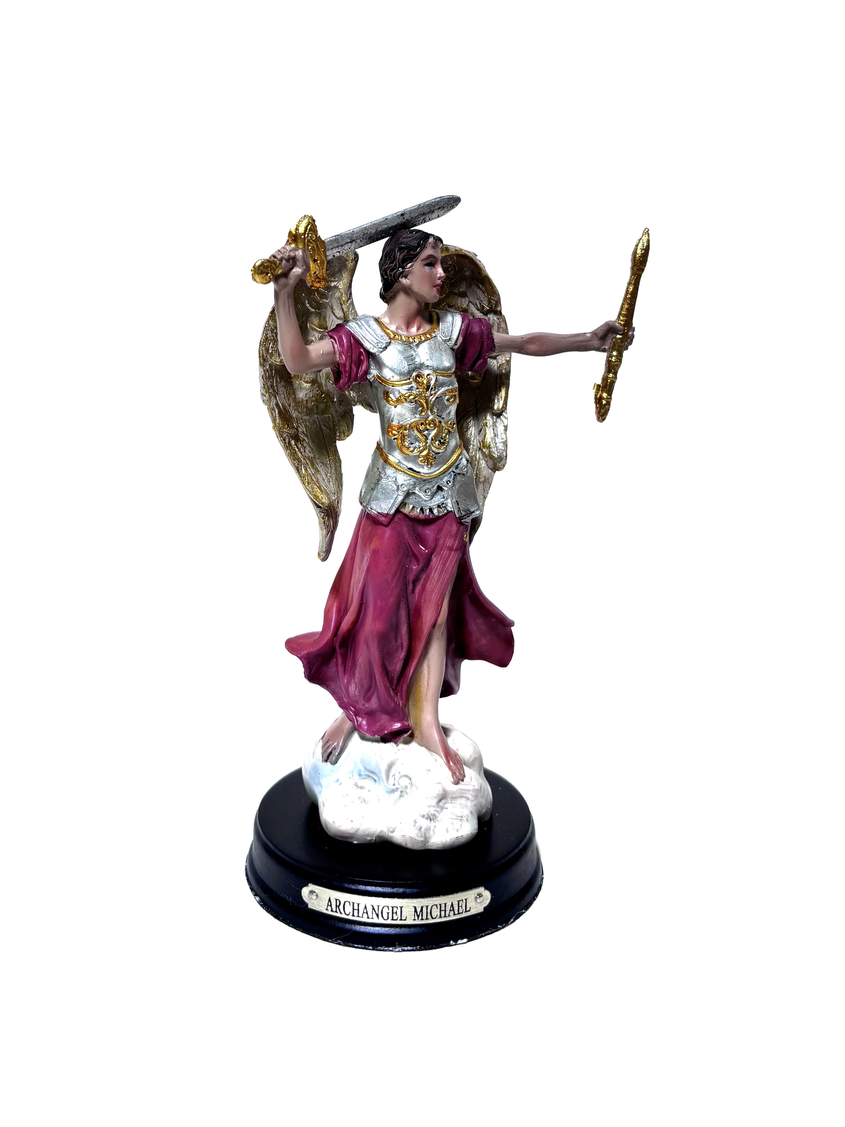 Religious statue of Saint Michael Archangel 5" height