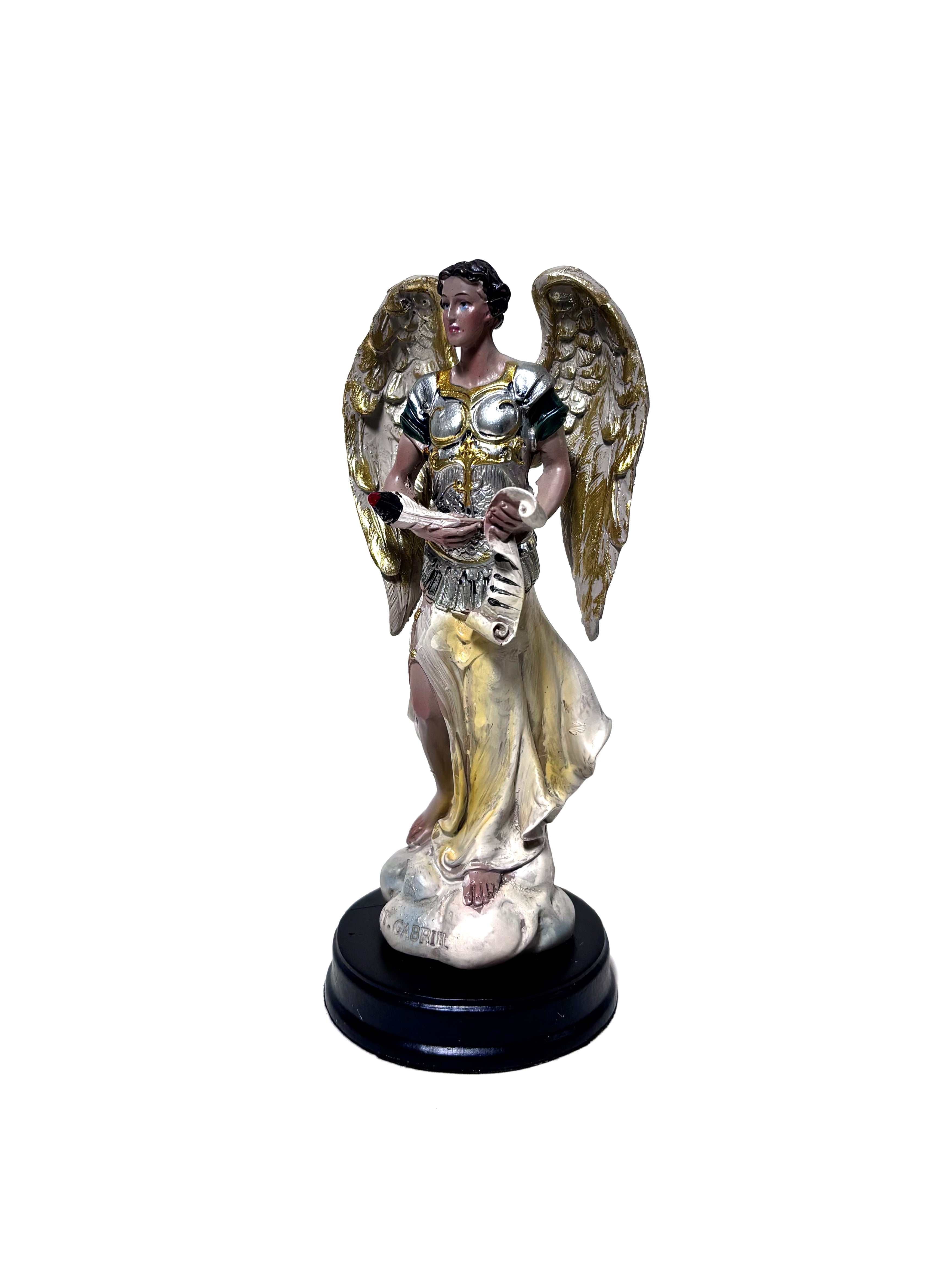Religious statue of Saint Gabriel Archangel 5" height