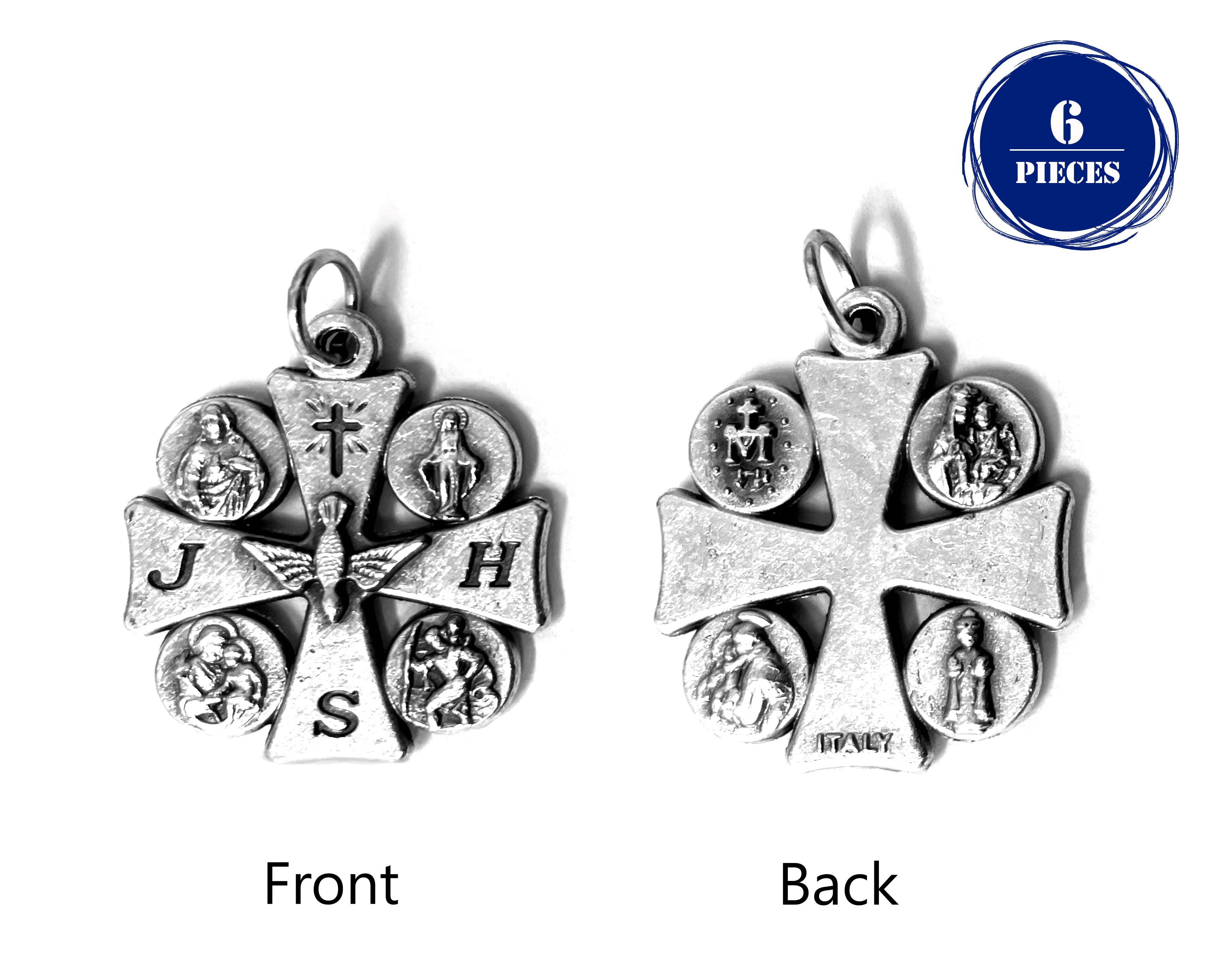 Five-Way JHS Cross Medal 1.0"