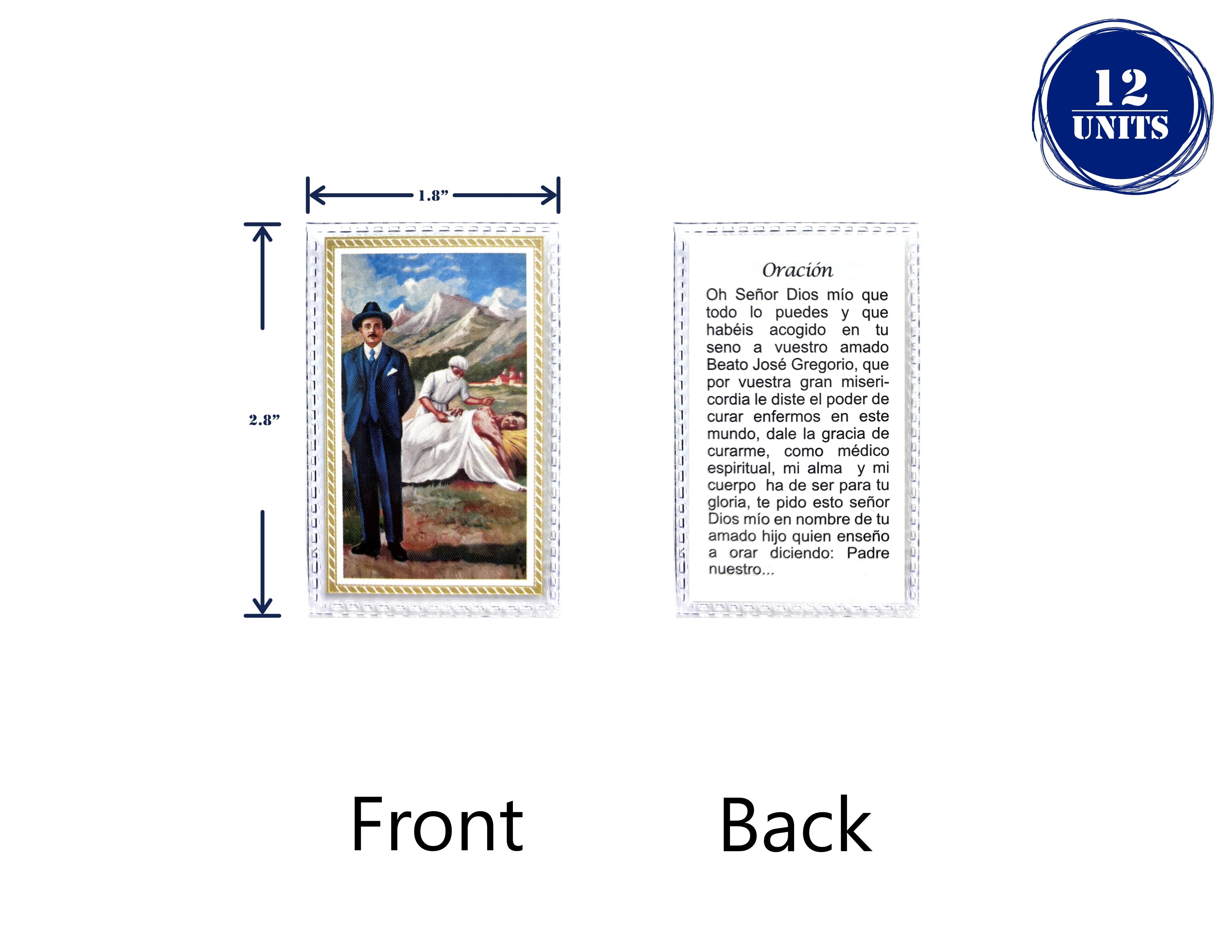 Estampas Catolicas Plastificadas en español