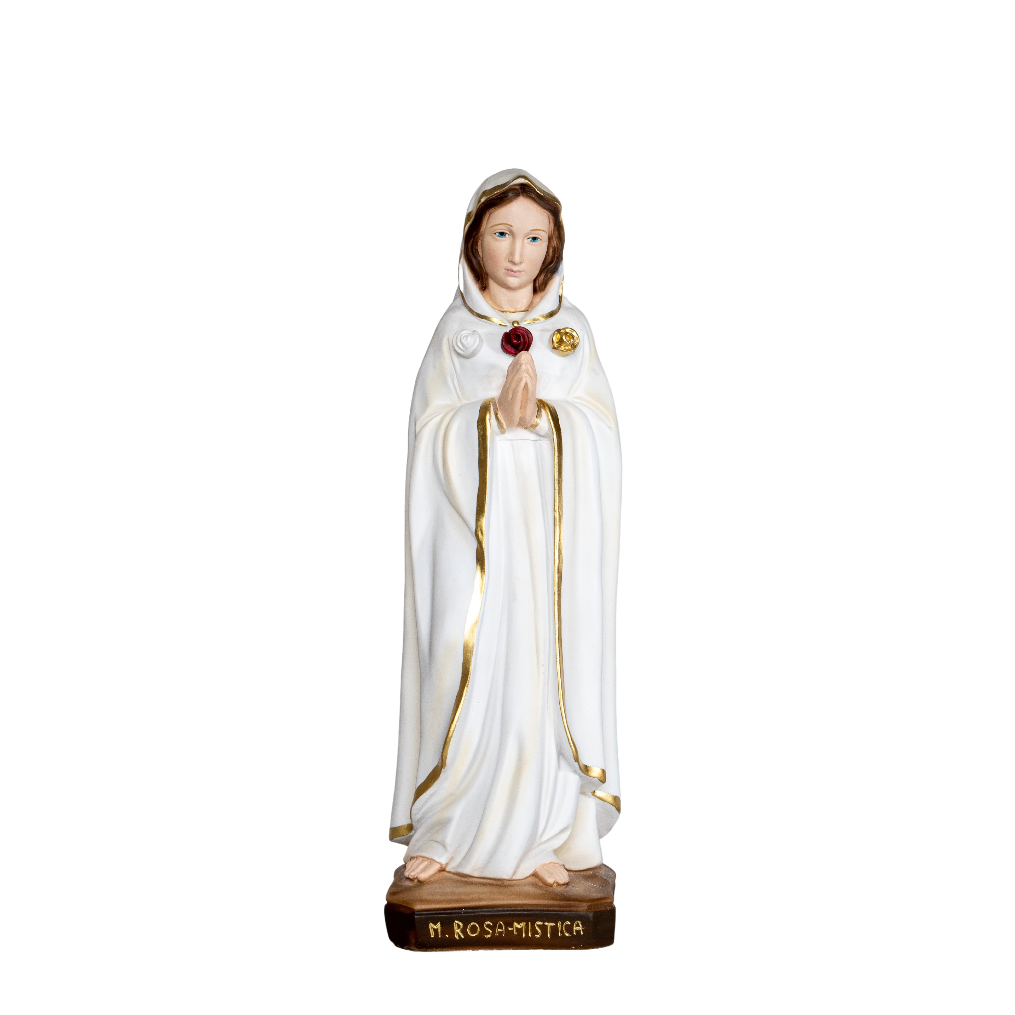The Faith Gift Shop Mystic Rose Virgin Mary Hand Painted in Italy - Our Tuscany Collection - Virgen Maria Rosa Mistica