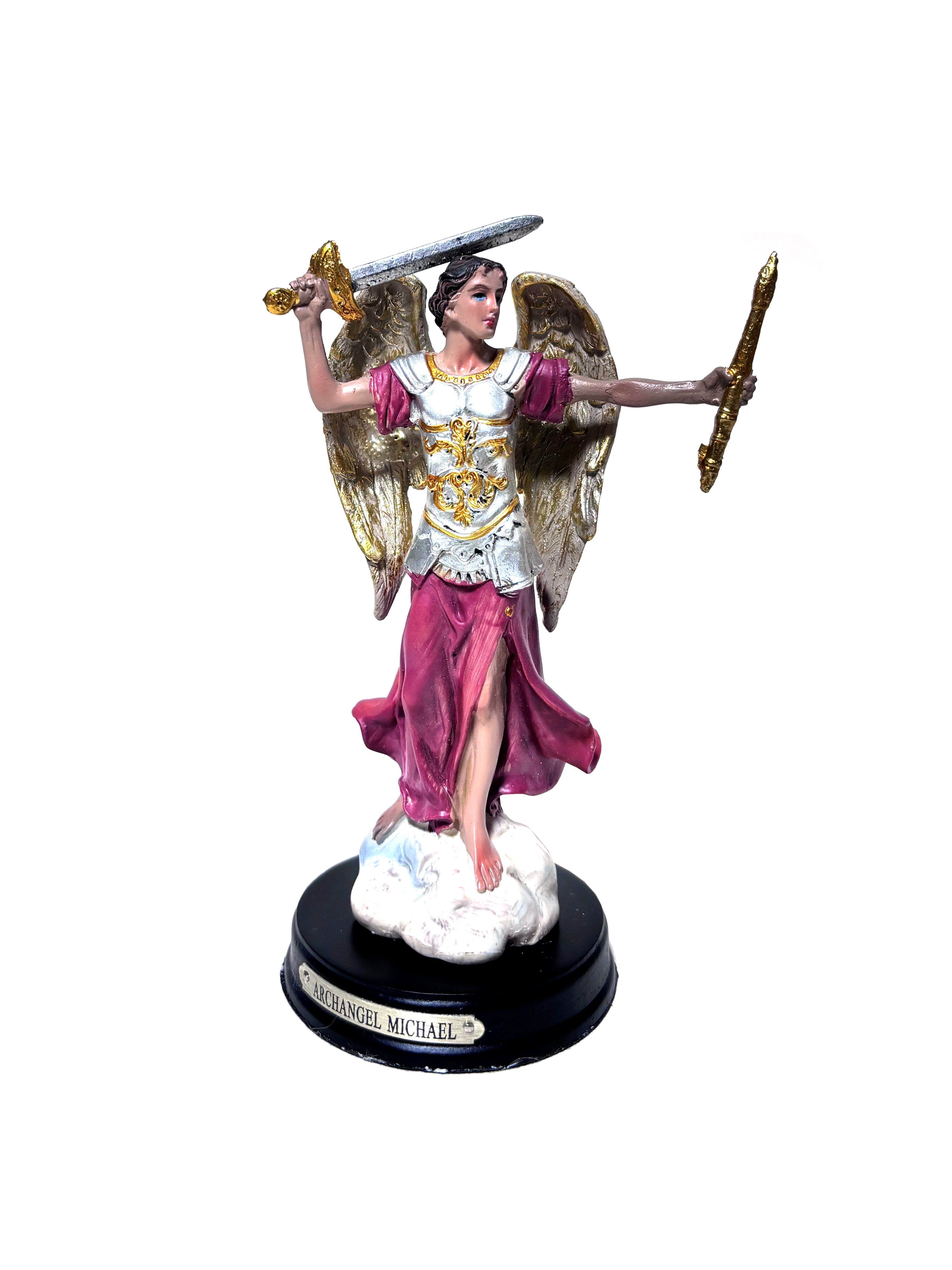 Religious statue of Saint Michael Archangel 5" height