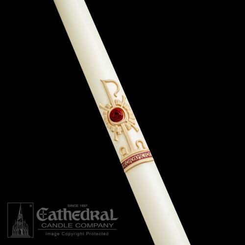 Paschal Holy Trinity 3" x 36" Cathedral Candle