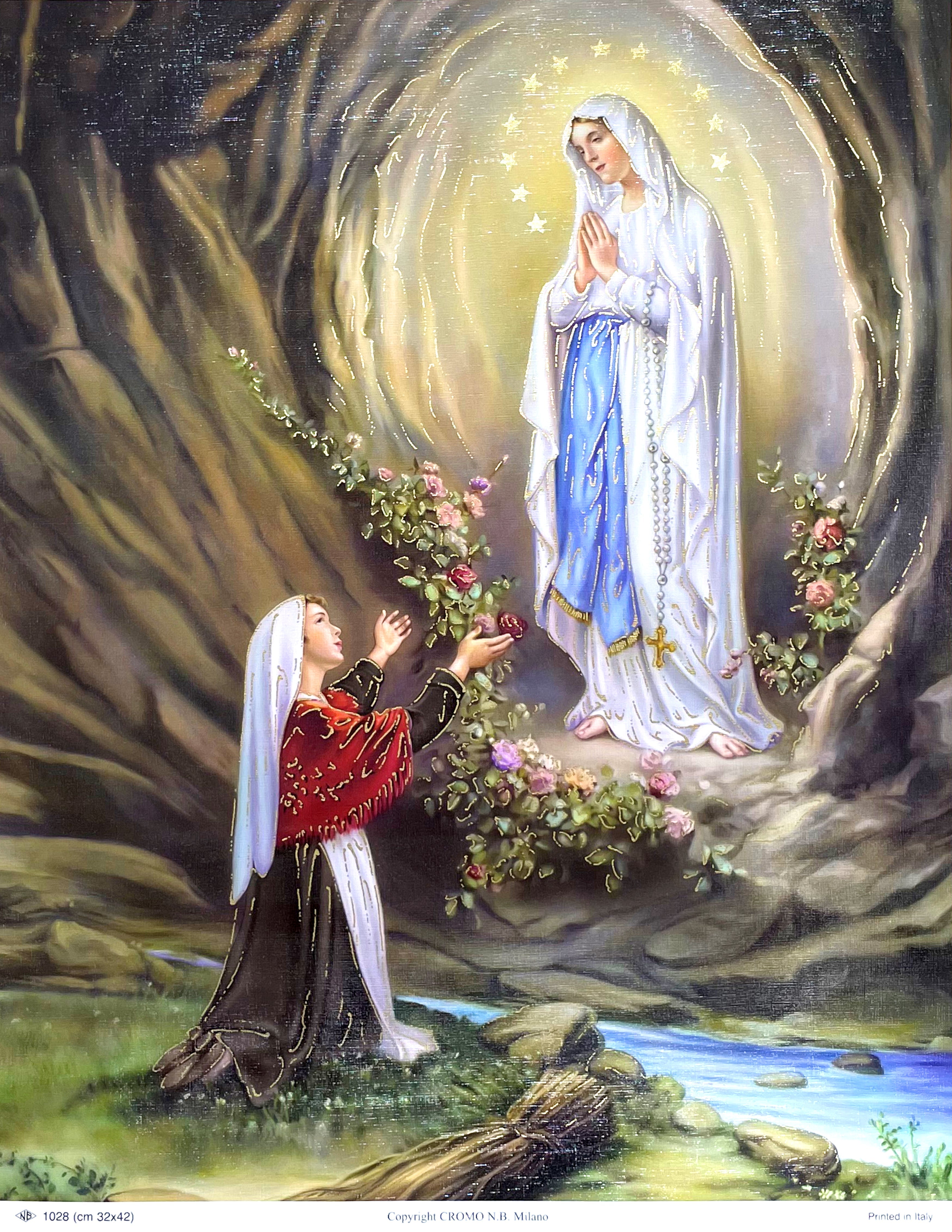 Religious Wall Art, Laminated Print, Unframed, Art Decorative Paper 17.5" x 13.5"