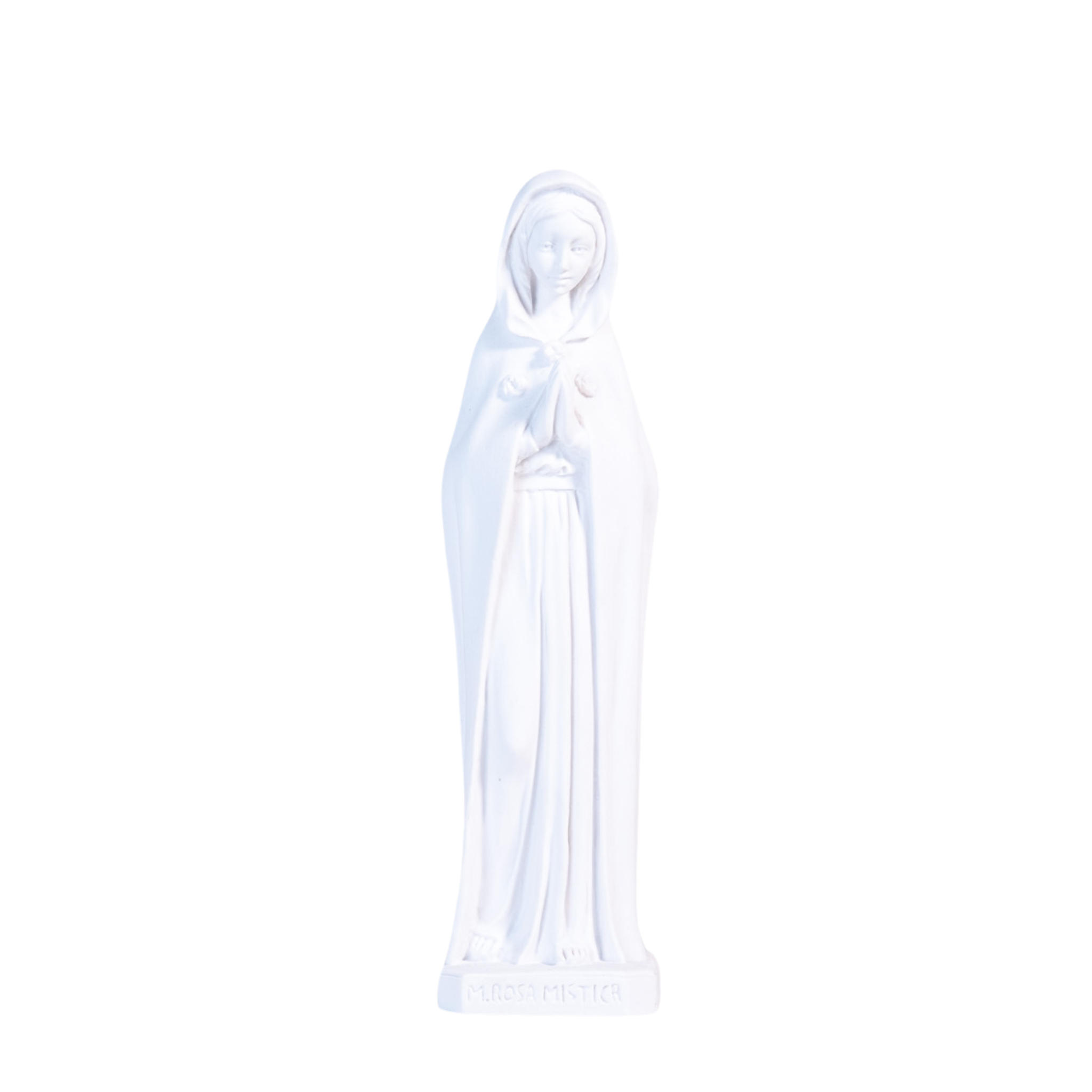 The Faith Gift Shop Mystic Rose Virgin Mary all White Statue- Made in Italy - Our Tuscany Collection - Maria Rosa Mistica Blanca