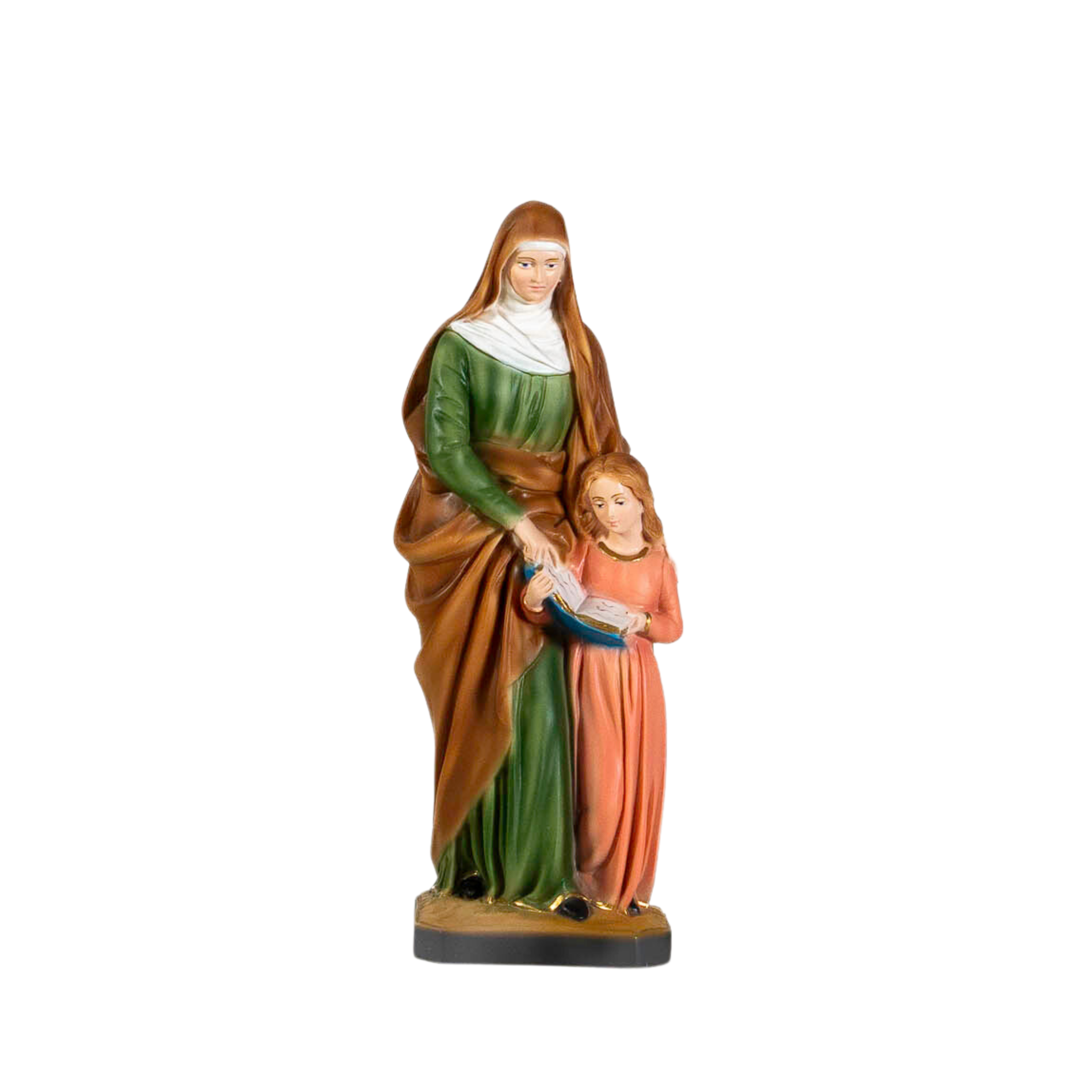 The Faith Gift Shop Saint Anne statue - Hand Painted in Italy - Our Tuscany Collection - Estatua de Santa Ana