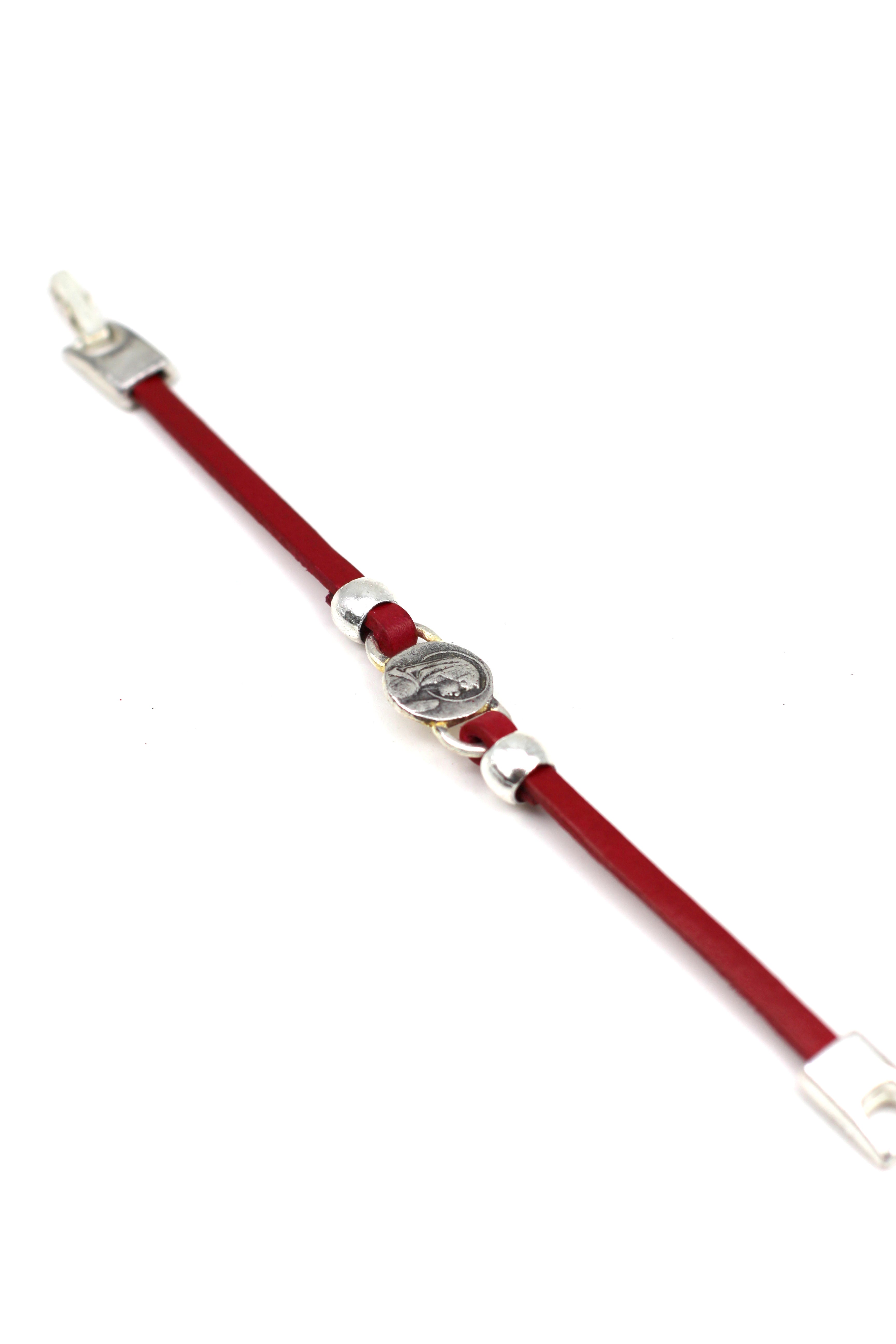 Vintage Virgen Mary bracelet handmade jewelry by Graciela's Collection