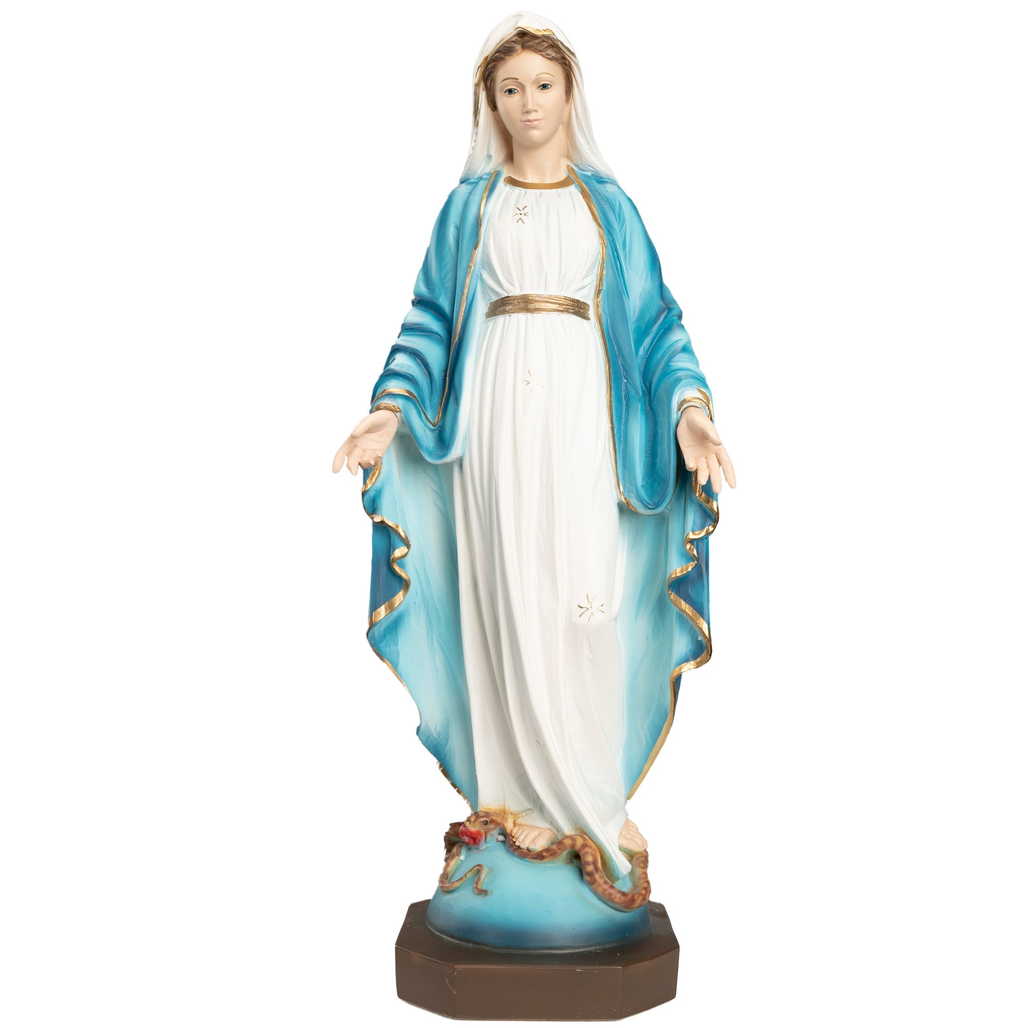 The Faith Gift Shop Our Lady of Grace - Miraculous Mary - Hand Painted in Italy - Our Tuscany Collection - Virgen La Milagrosa