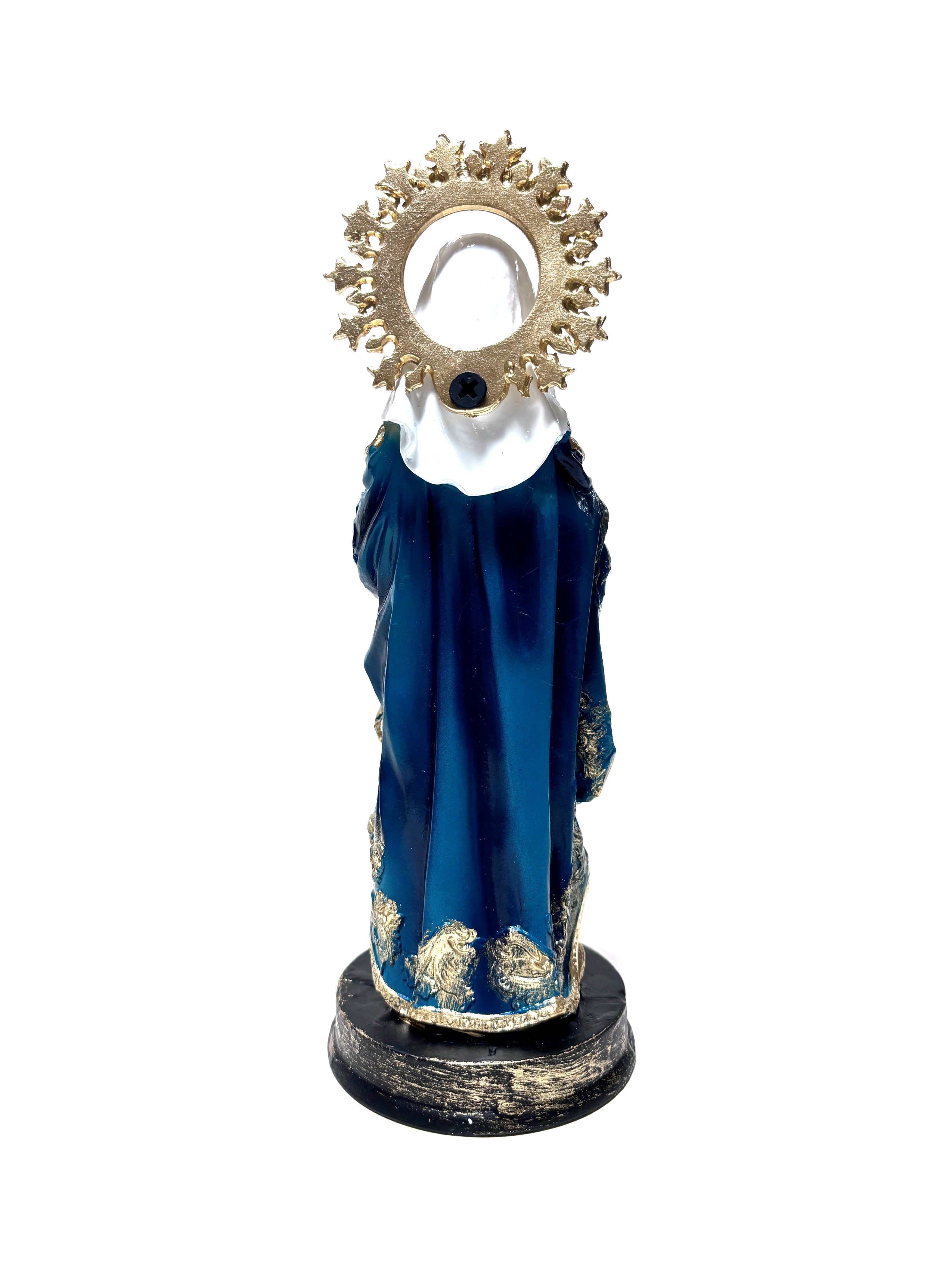 Religious statue of Our Lady of The Sweet Wait 8.5" height
