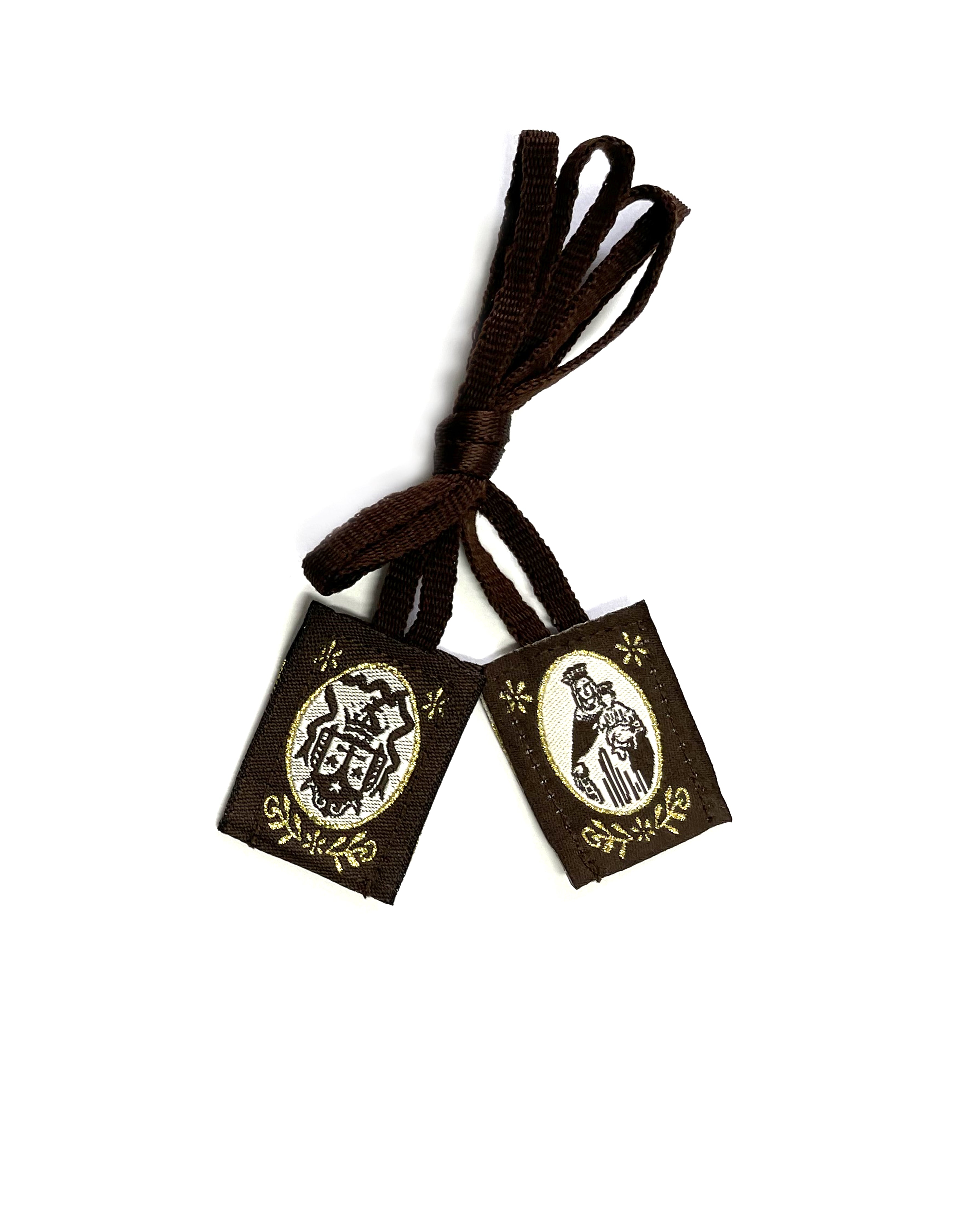 Traditional scapular of Our Lady of Mt Carmel. Escapulario tradicional de La Virgen del Carmen